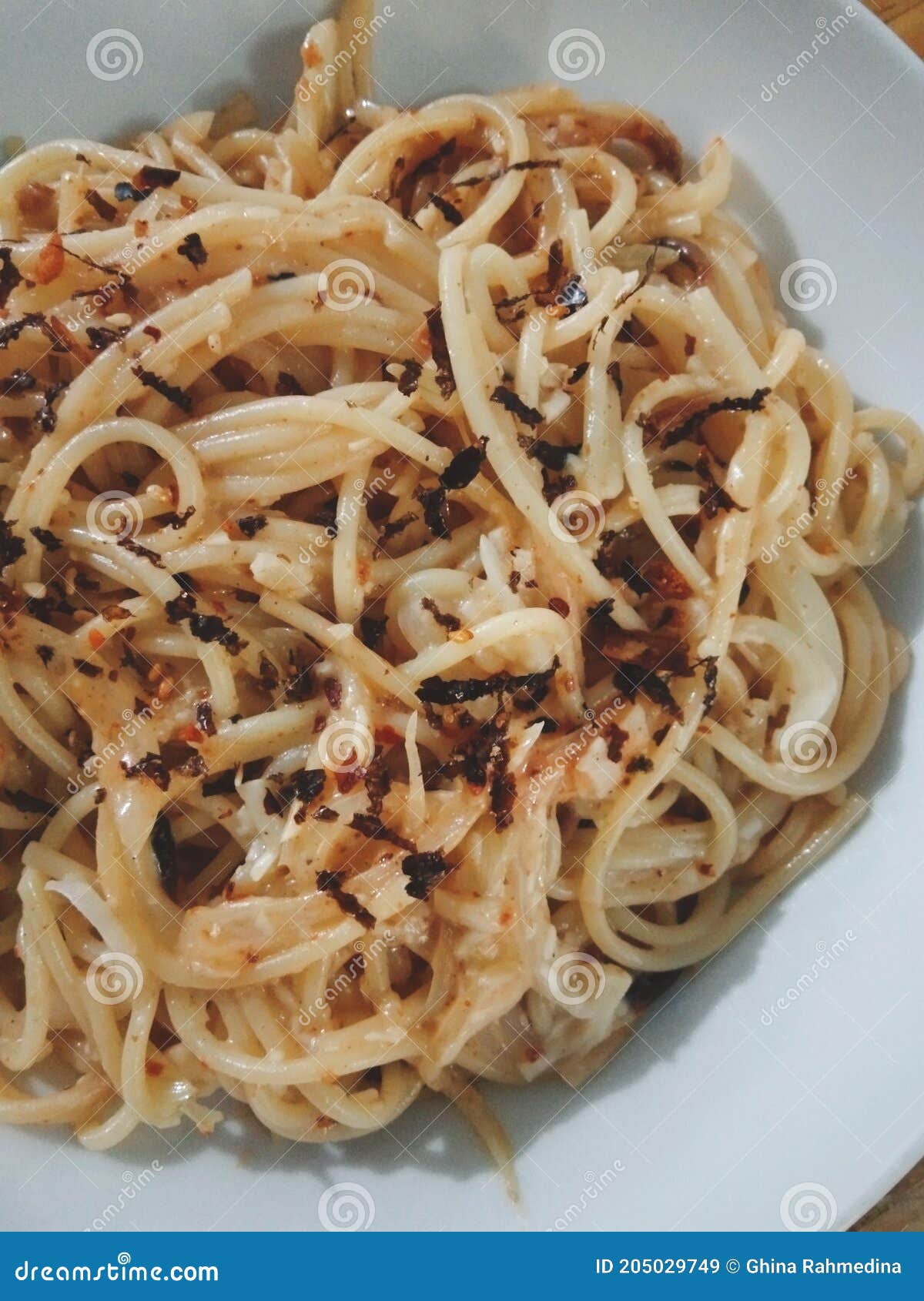 Carbonara with Bolognese Sauce Stock Image Image of bolognese