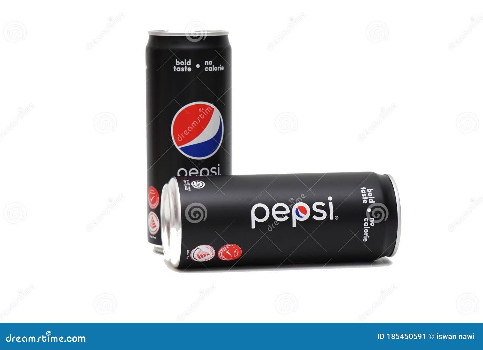 Carbonated Drinks, PEPSI Water in Canned Black. Editorial Photo - Image ...