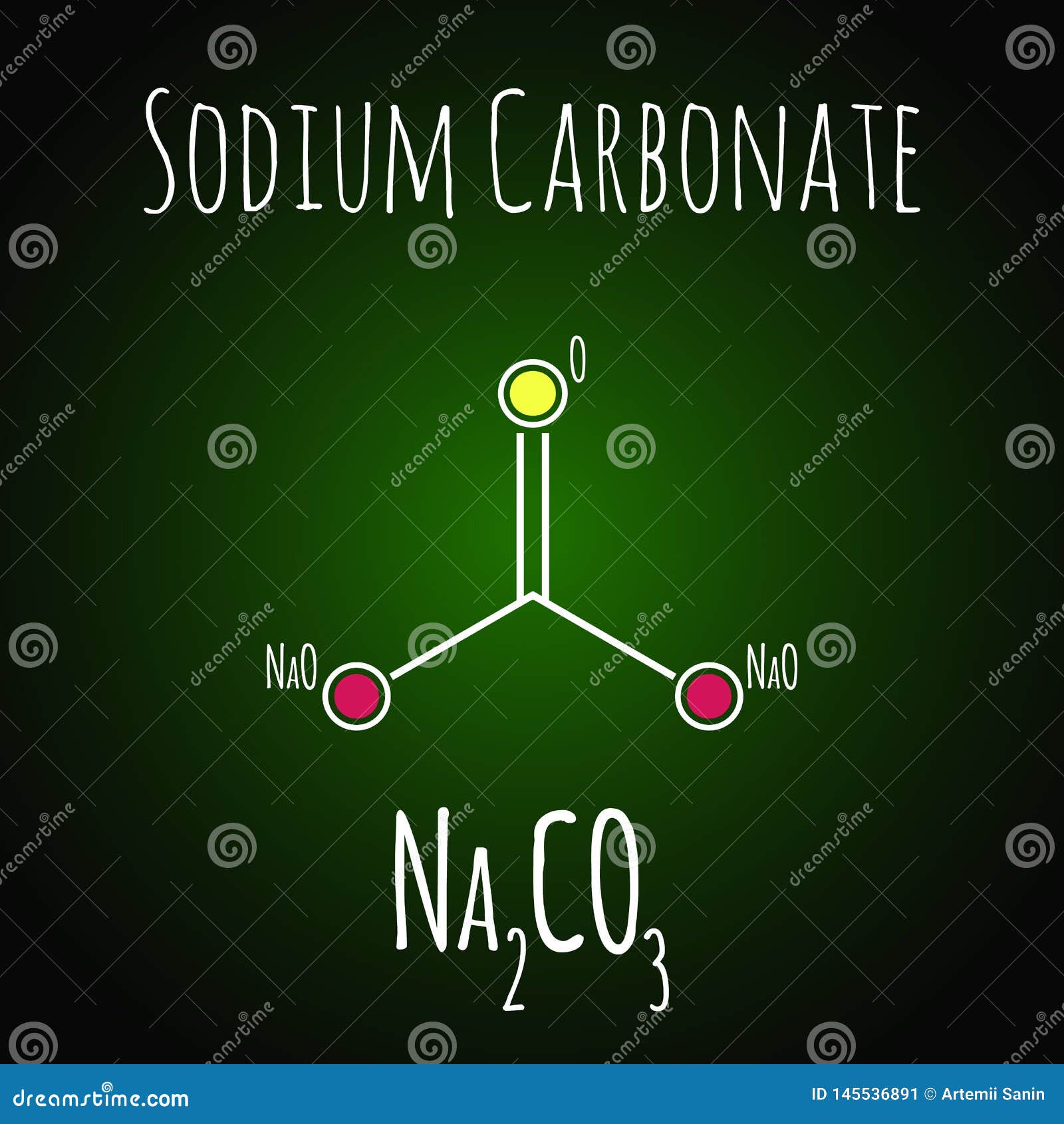 Carbonato Sodico 2 A Estructura Ejemplo M Dico Del Vector Na2co3