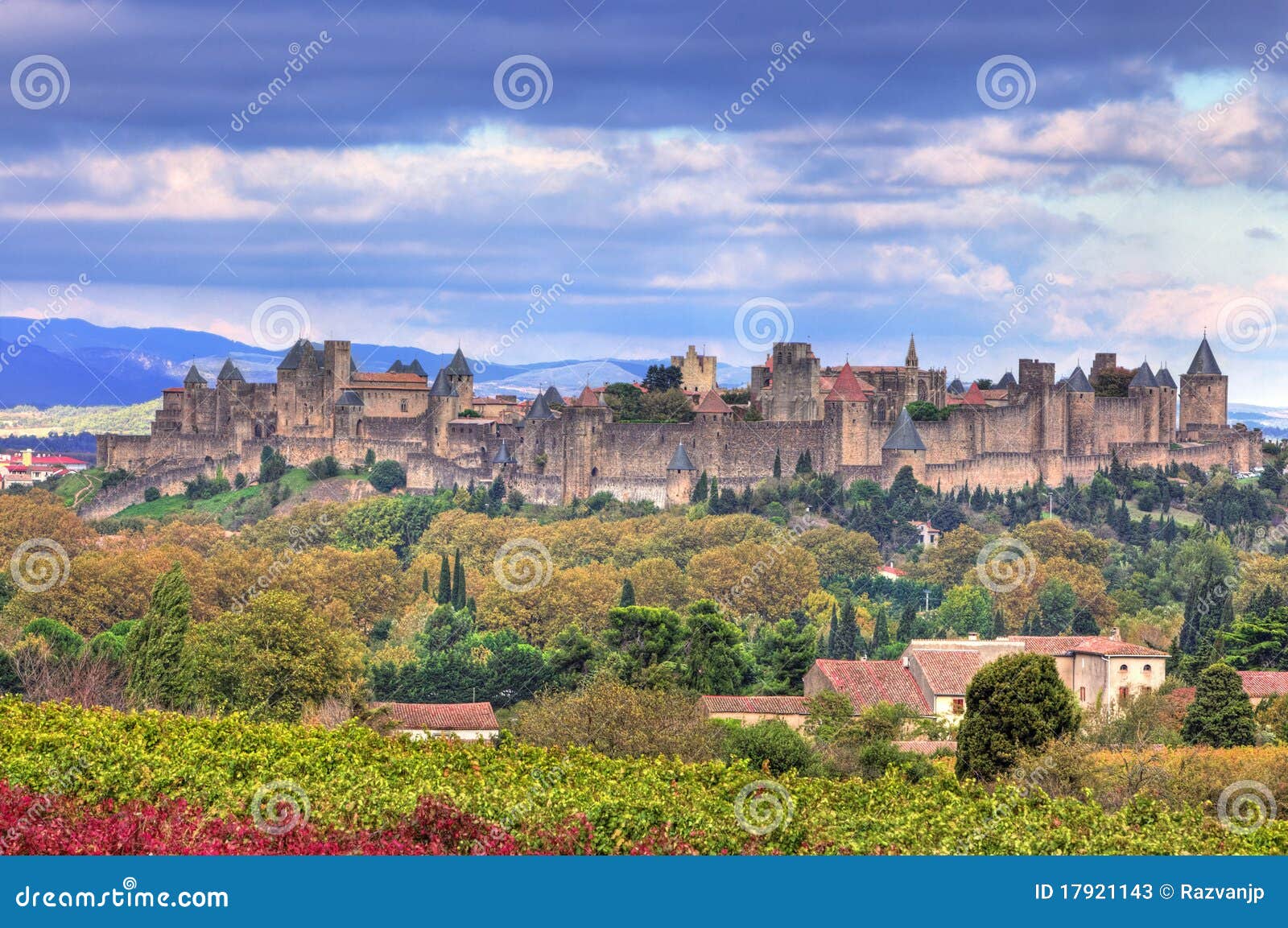 carcassonne-fortified town