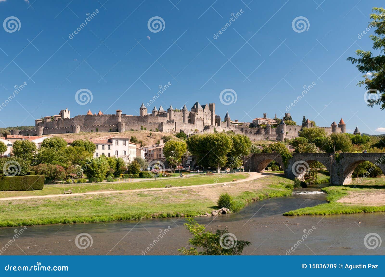 Citte of Carcassonne, in France