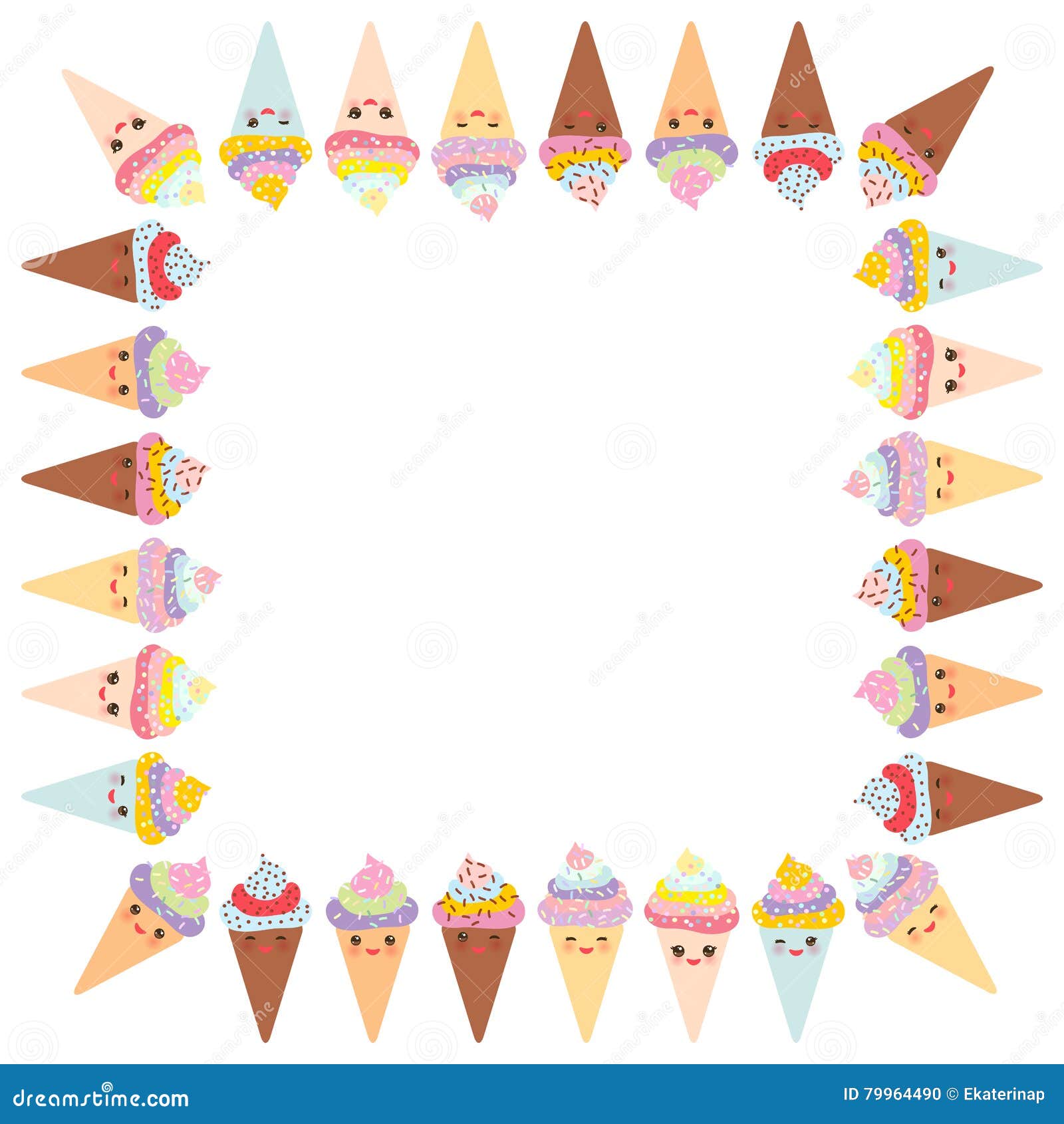 Ice Cream Cone Card Template Ice Cream Cone Card Template