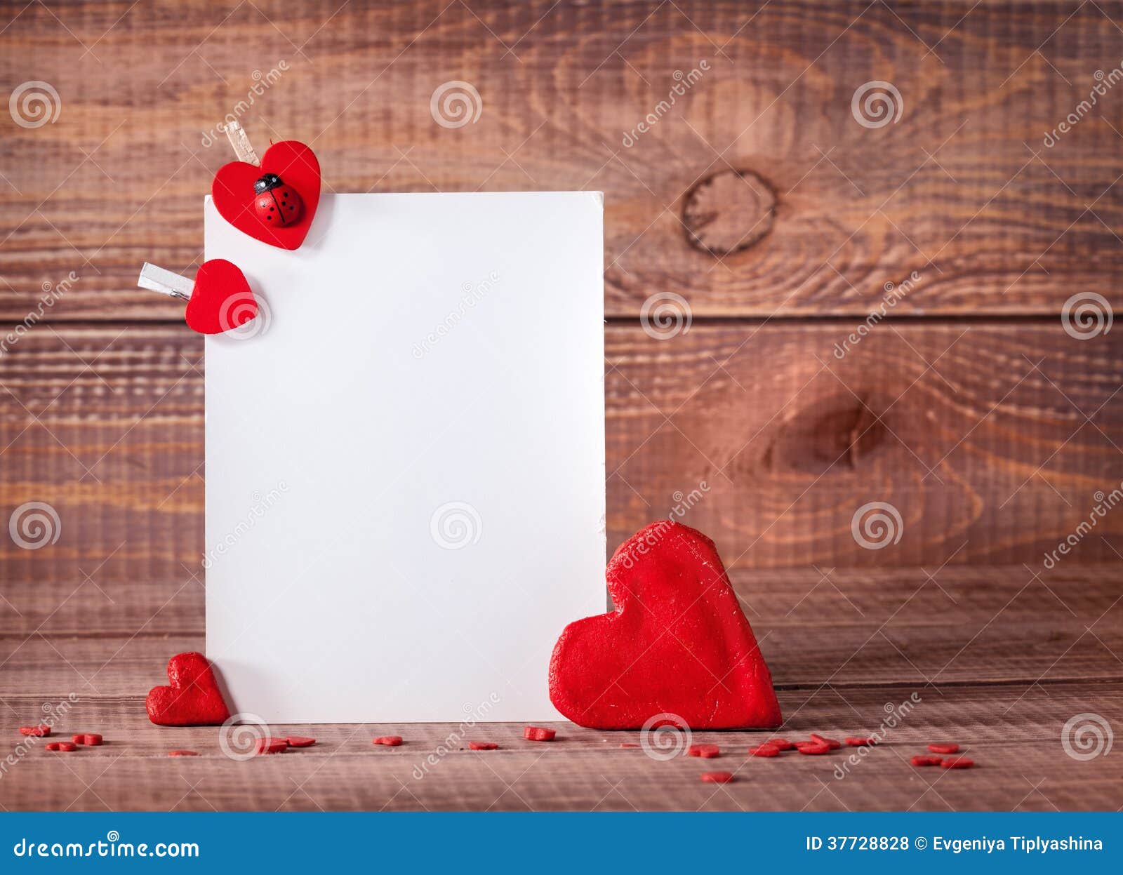 Card with hearts stock photo. Image of picture, paper - 37728828