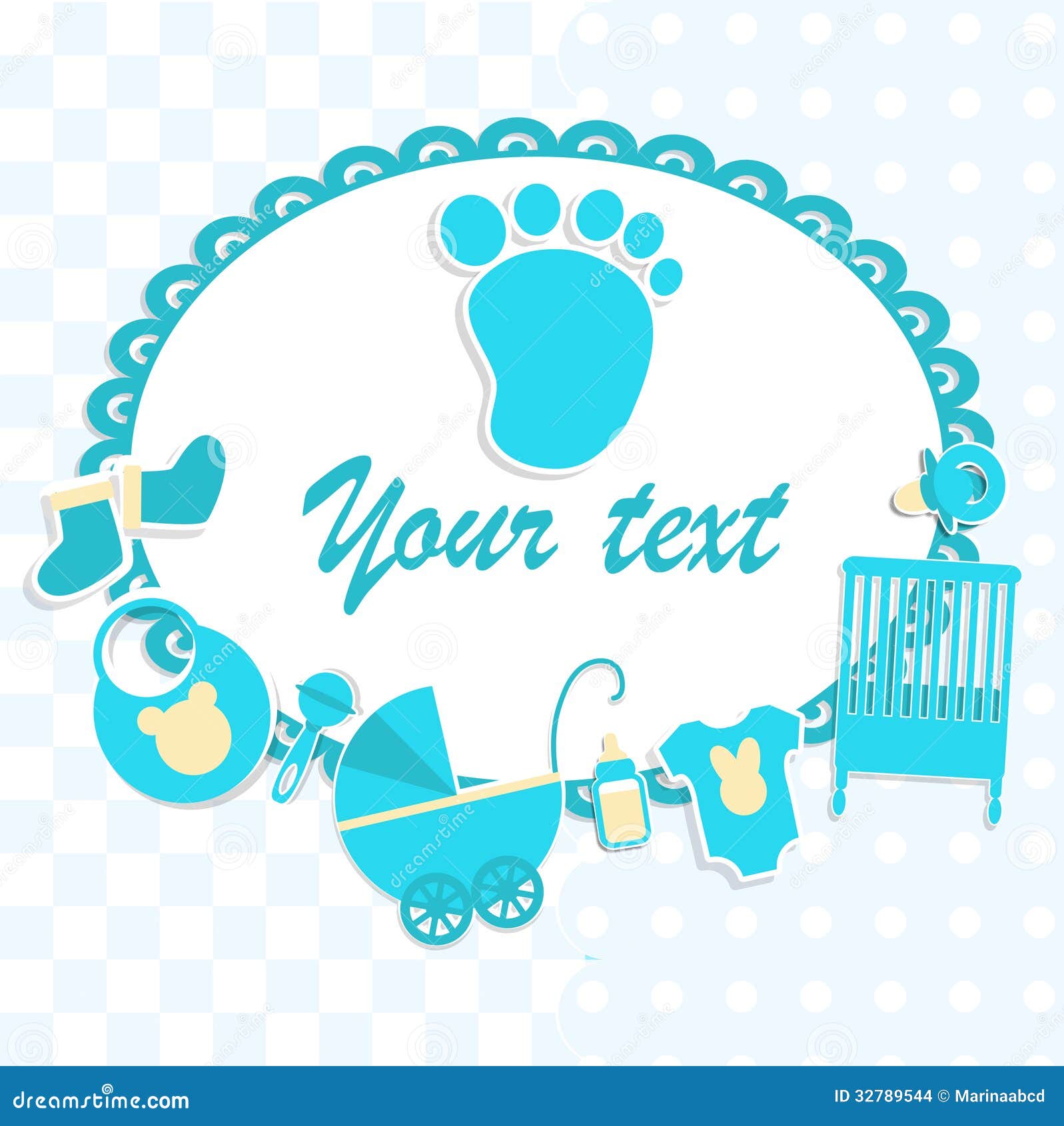 clipart for baby boy shower invitations - photo #27