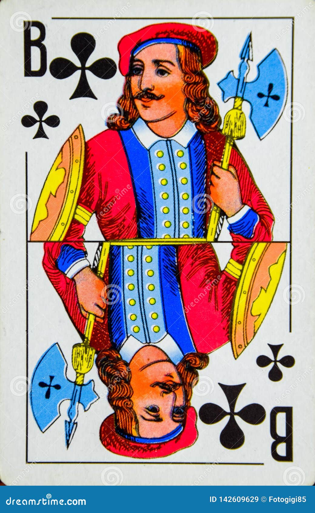 Card Playing Jack of Clubs, Suit of Clubs Stock Image Image of hand, full 142609629