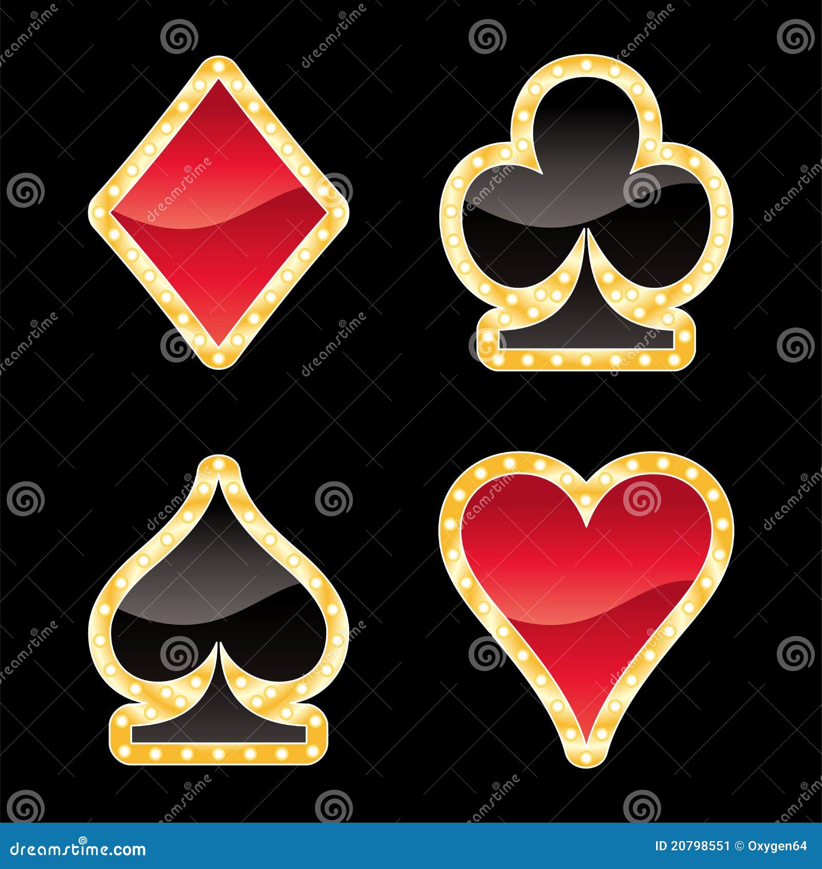 Card Symbols Stock Image Image 20798551