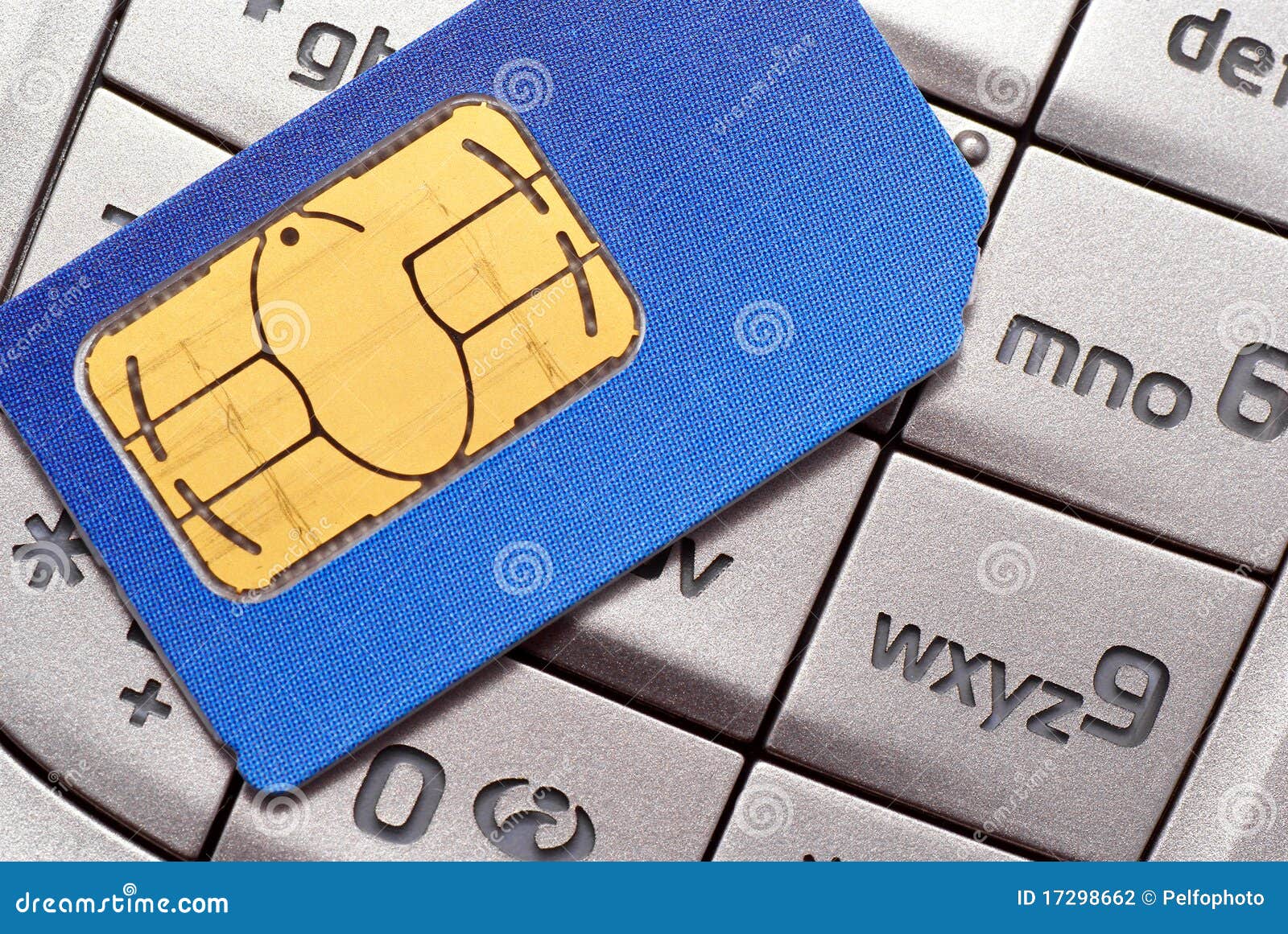 Card to mobile phone. stock photo. Image of electronic - 17298662