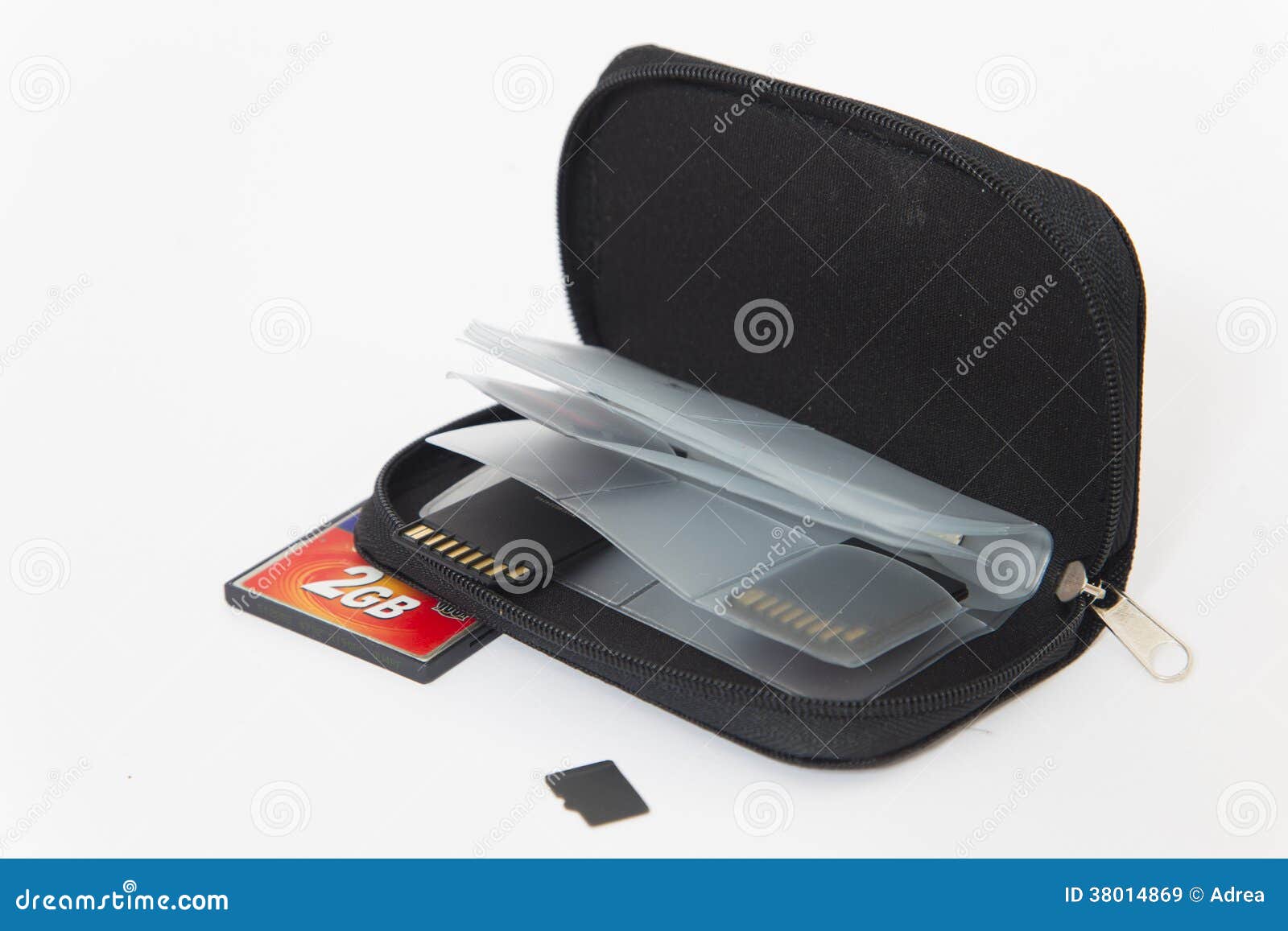 Digital Camera Memory Card Wallet Stock Image Image of equipment