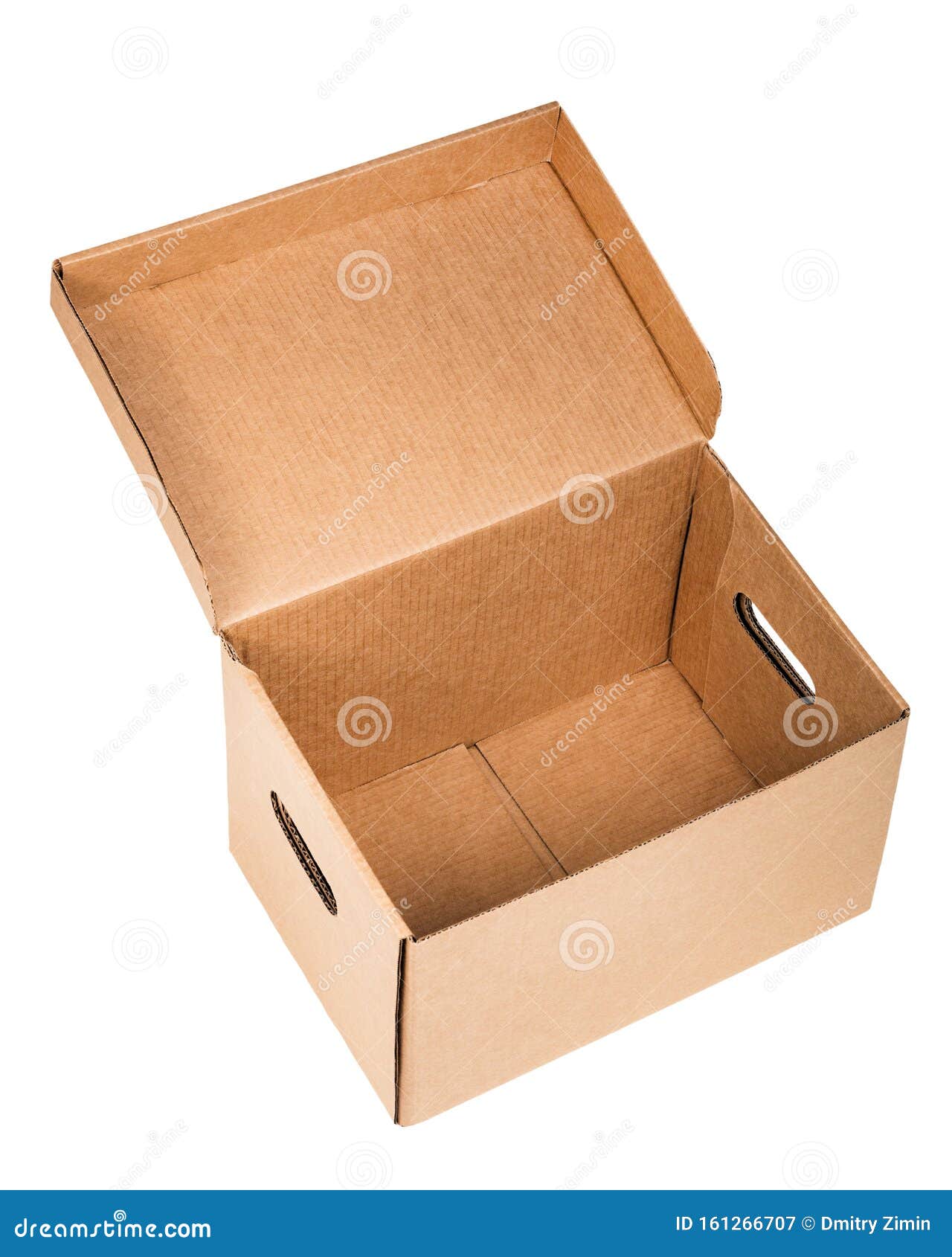 Download Cardboard Archive Storage Box Open Lid Stock Image - Image ...