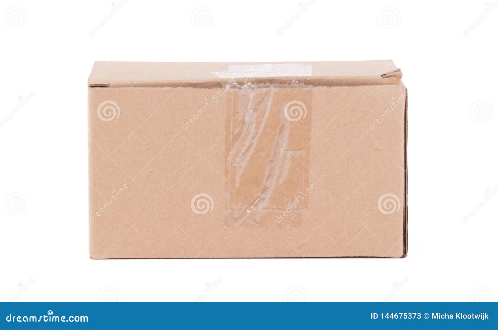 Cardboard Box with Flip Closed Lid, Lid Open Stock Image Image of