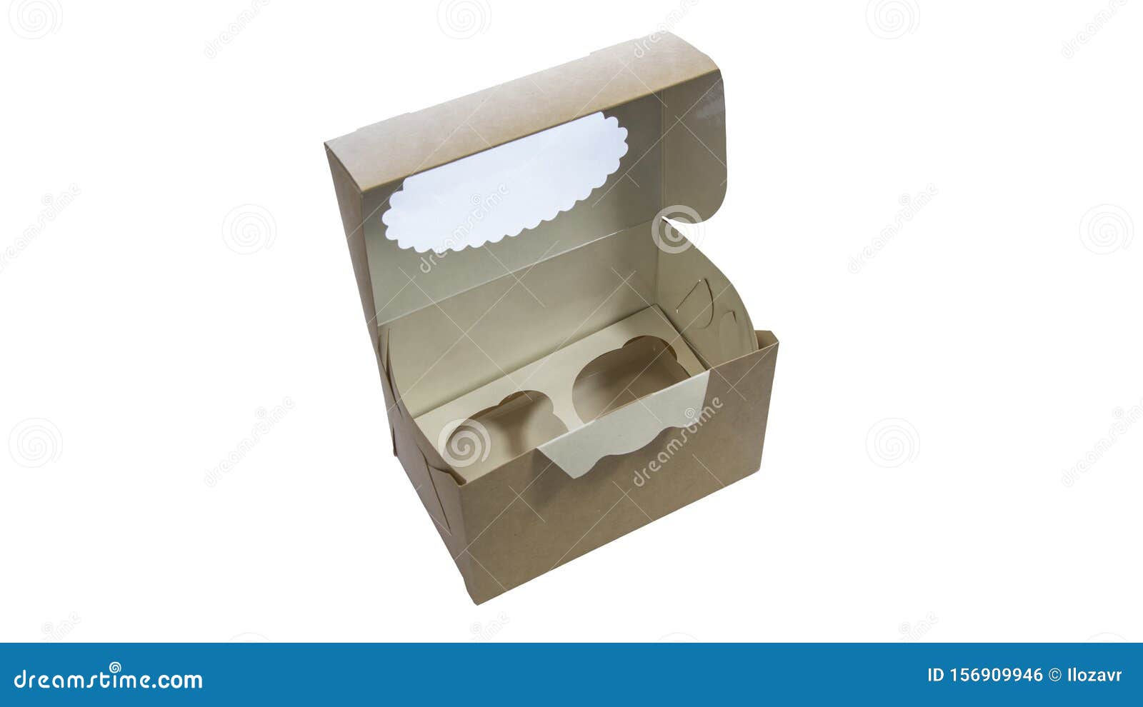 Cardboard box for food stock photo. Image of compact 156909946