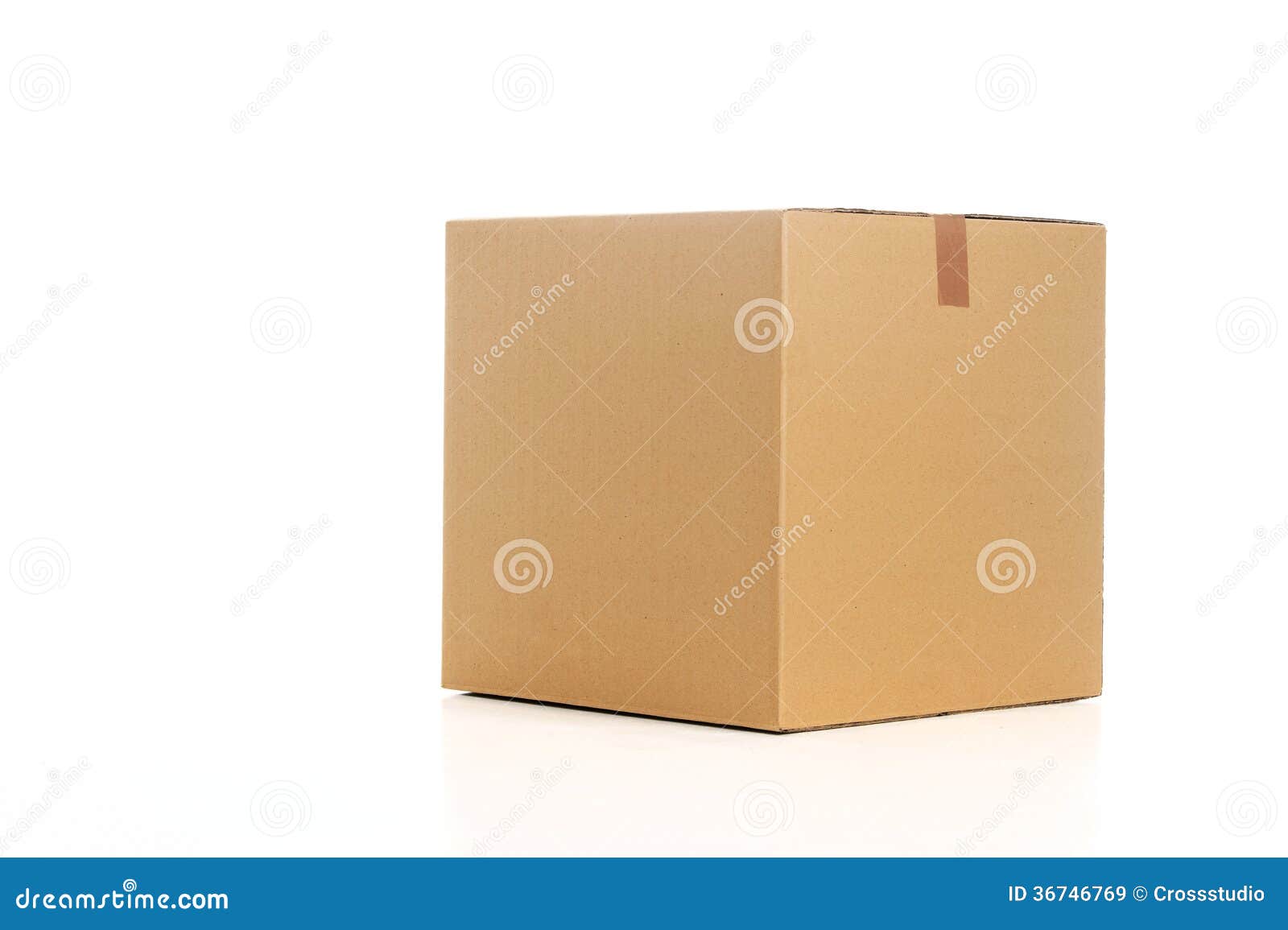 cardboard box.