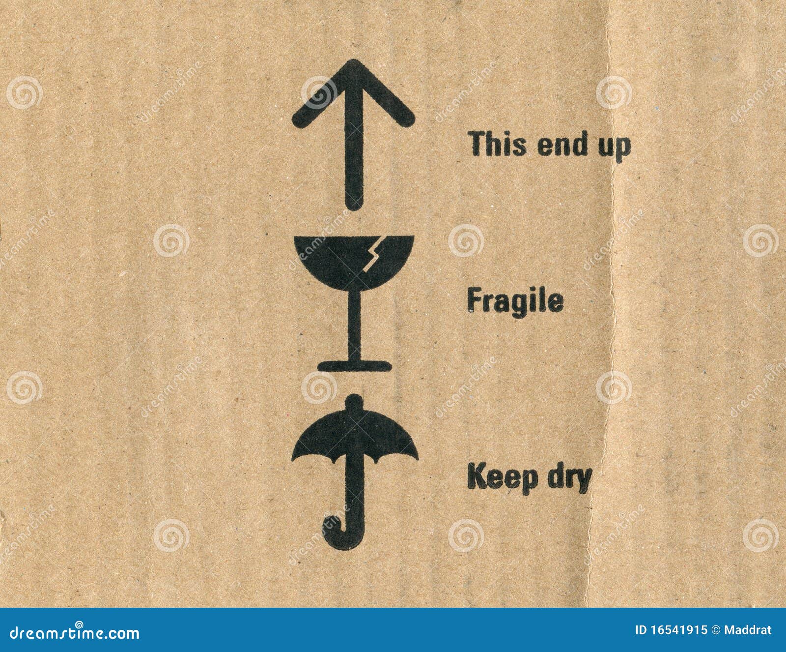 Cardboard box symbols stock image. Image of merchandise 16541915