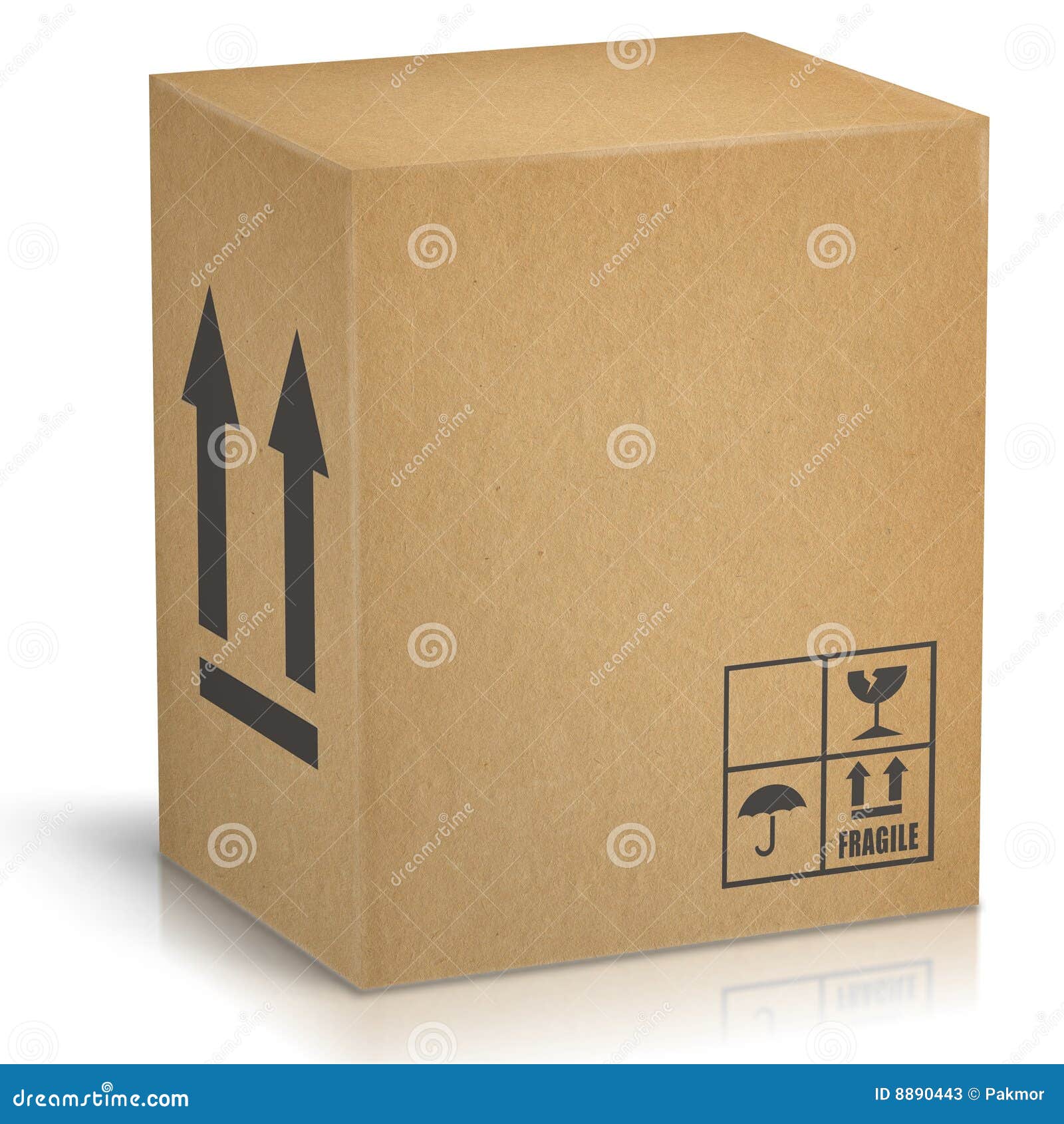 Cardboard boxes stock illustration. Illustration of packaging - 8890443
