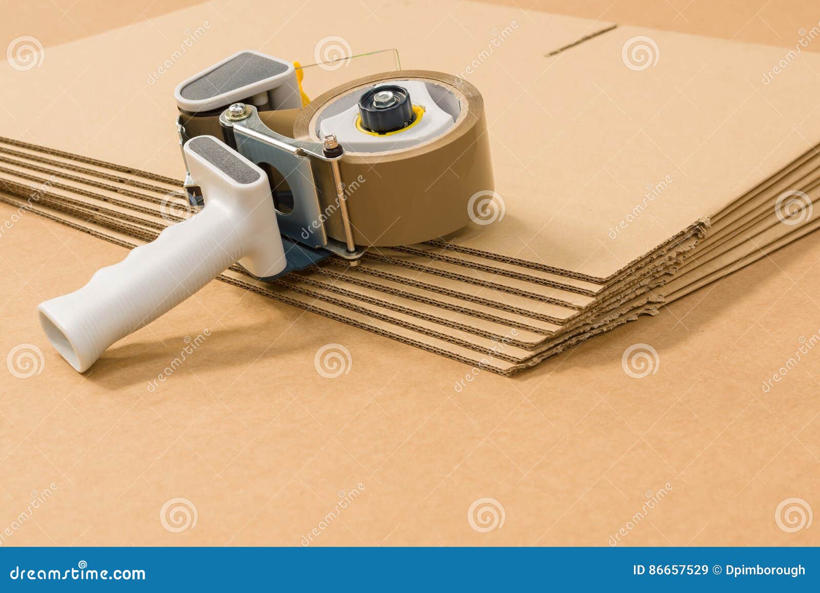Cardboard Boxes Stock Image Image Of Paper Material 86657529