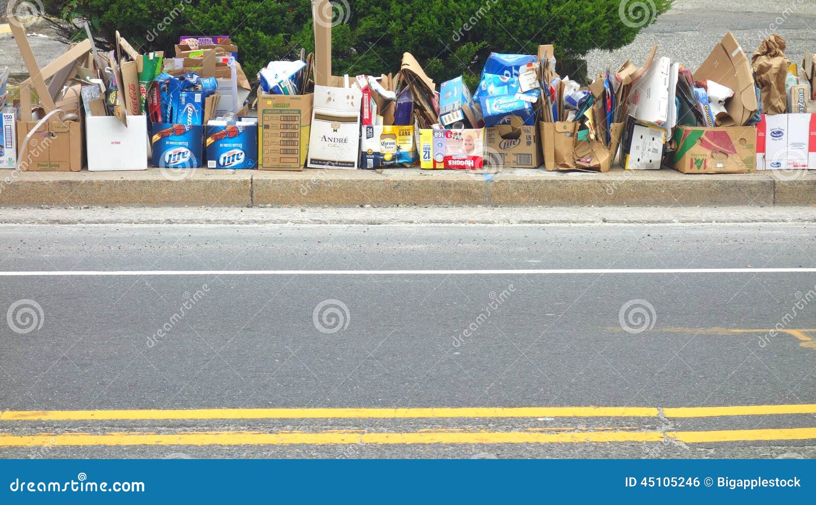 Cardboard Recycling editorial photo. Image of atlantic 45105246