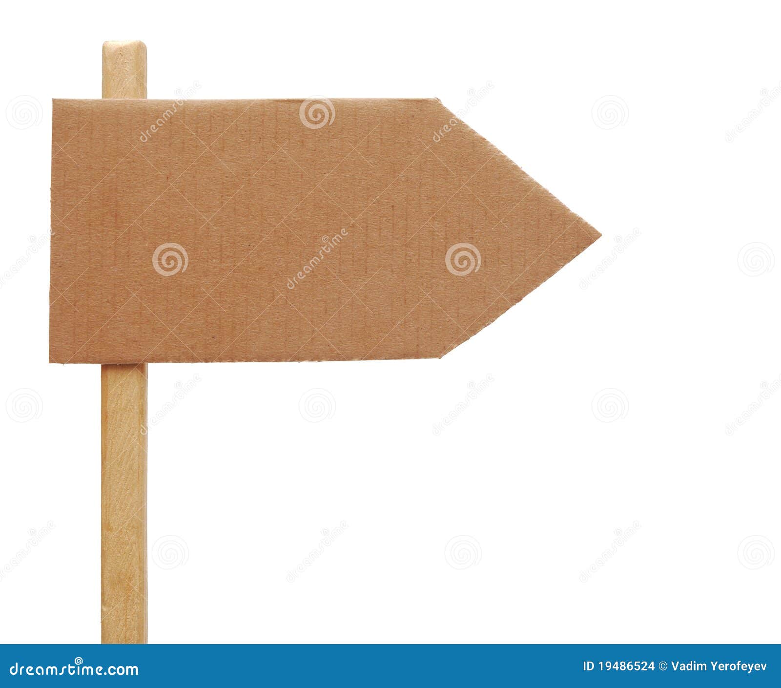 Cardboard sign stock photo. Image of single, road, cardboard 19486524
