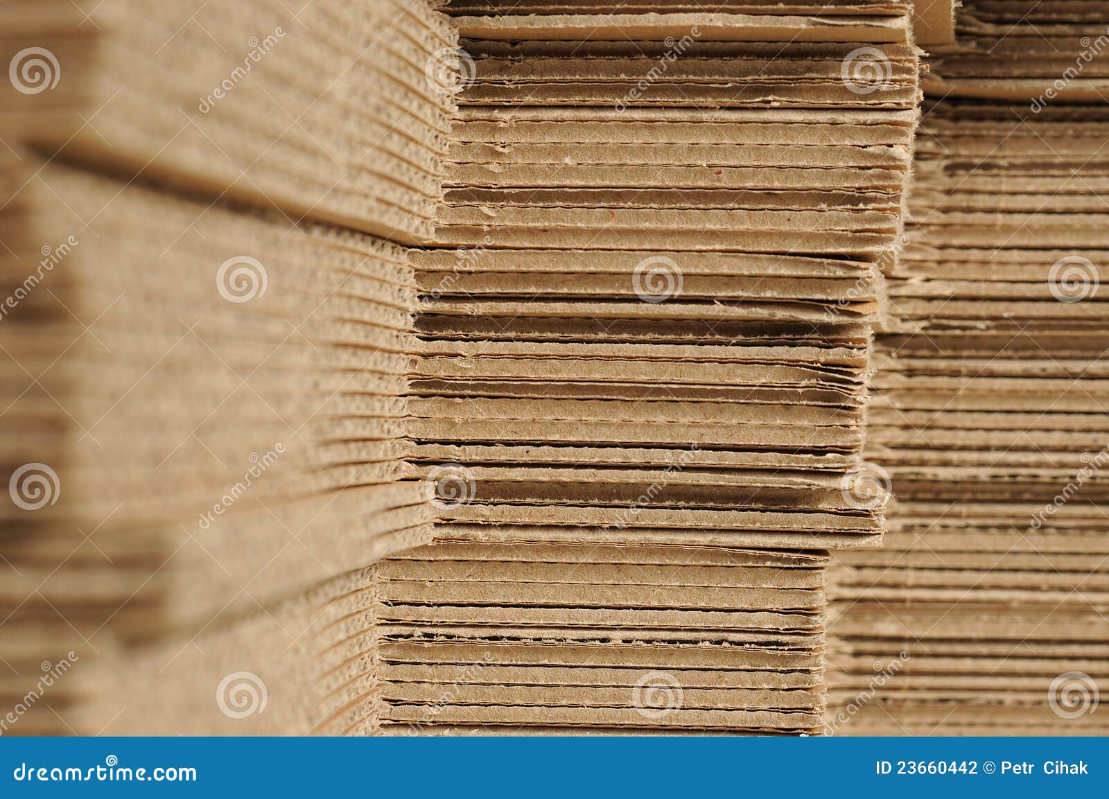 Cardboard stock stock photo. Image of sheets, flat, store - 23660442