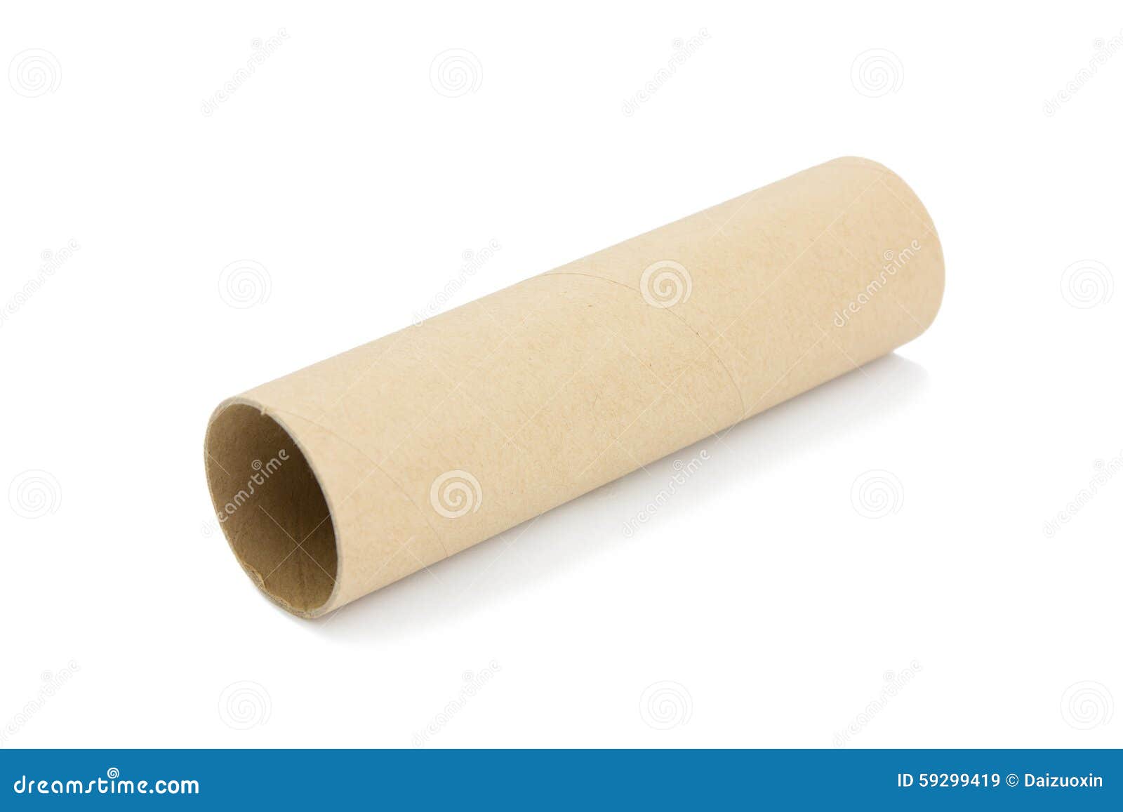 Cardboard tube stock image. Image of cover, isolated - 59299419