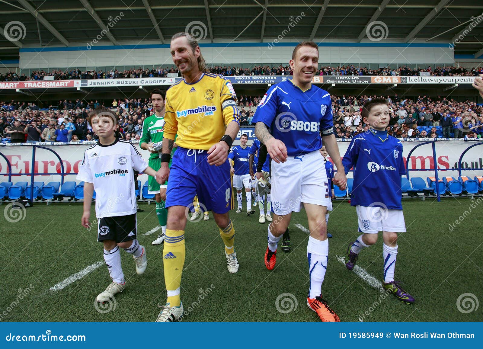 Cardiff City Football Club Stadium, Leckwith, Cardiiff, South Wales.Close  up of main entrance Stock Photo - Alamy