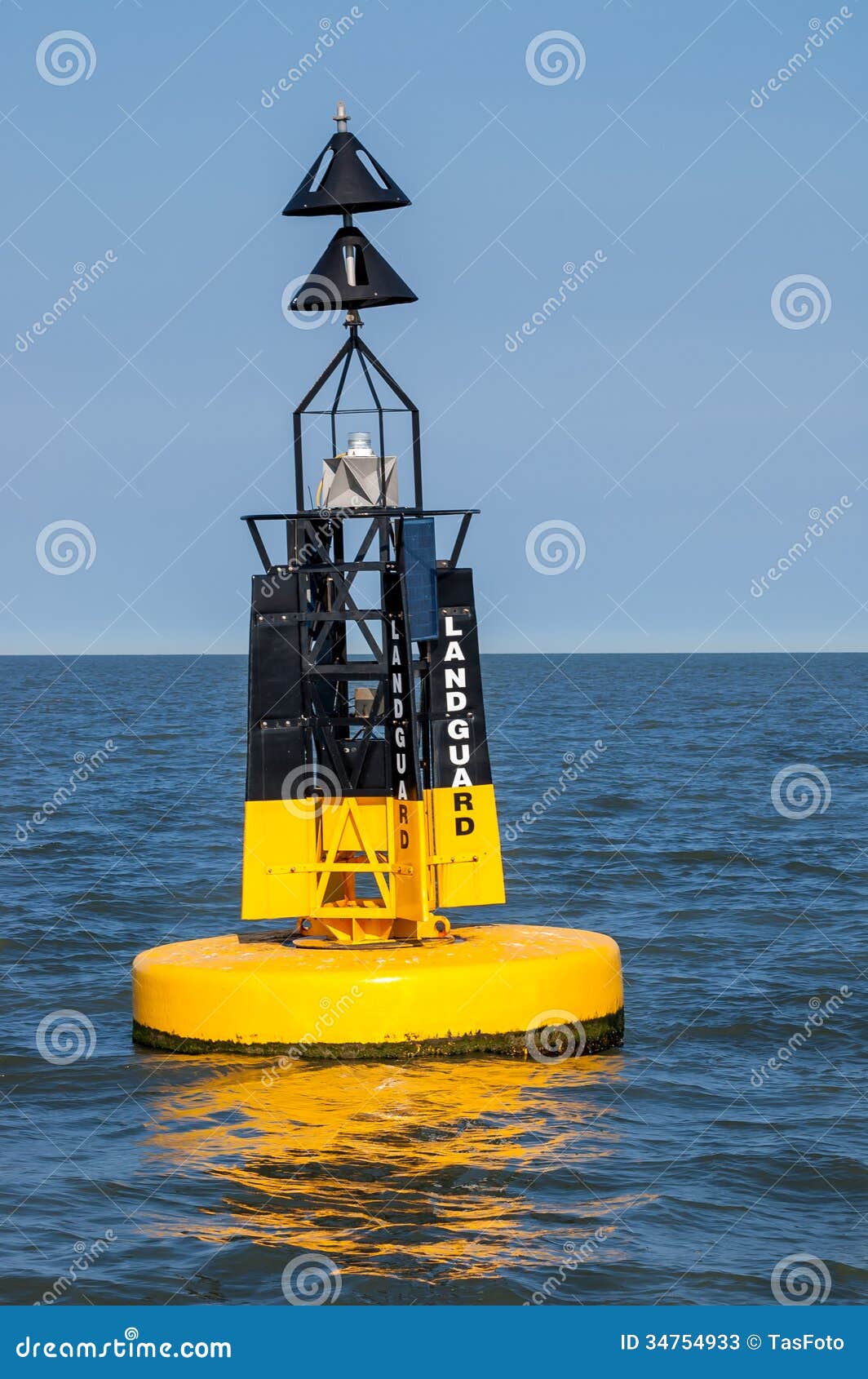 Cardinal Mark Landguard, North Sea, England Stock Photos ...