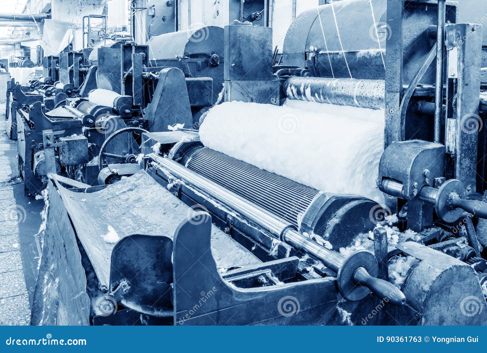 Carding Machine for Textile Mill Stock Image Image of background