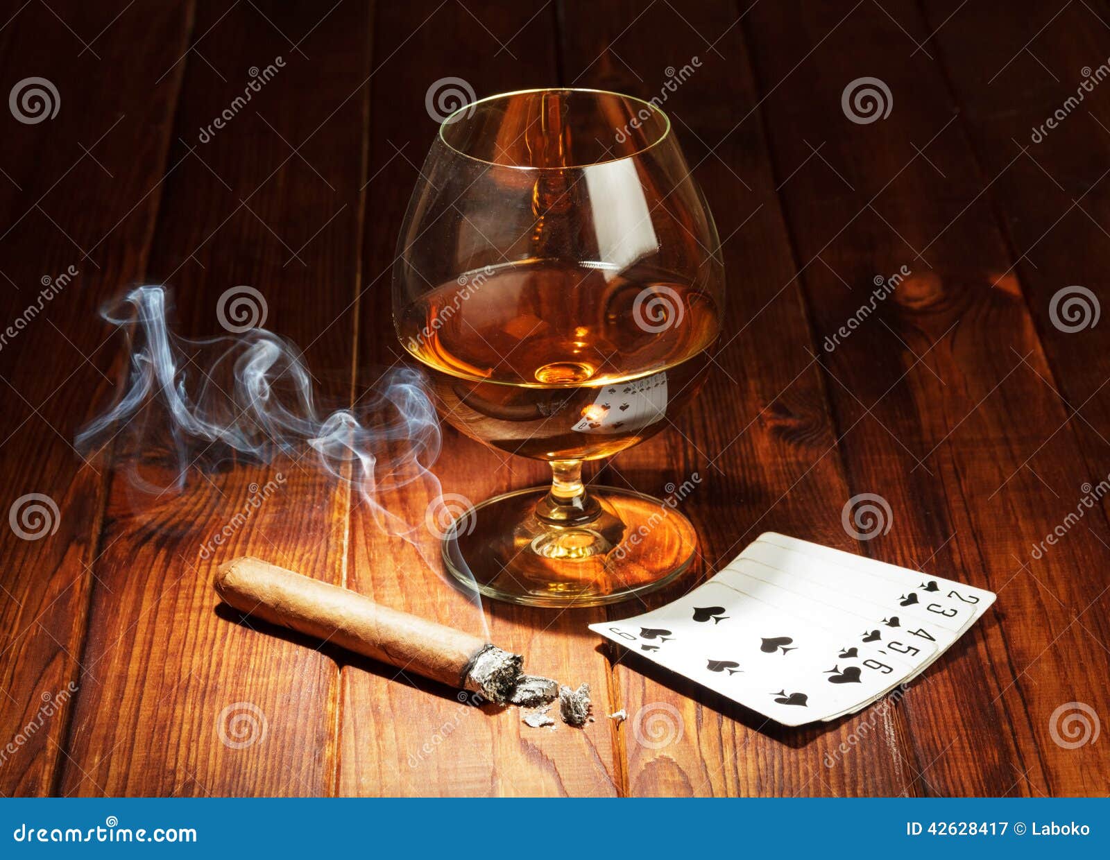 Download Cards Cigar And Glass Of Whisky Stock Image Image Of Gamble Drink 42628417 Yellowimages Mockups