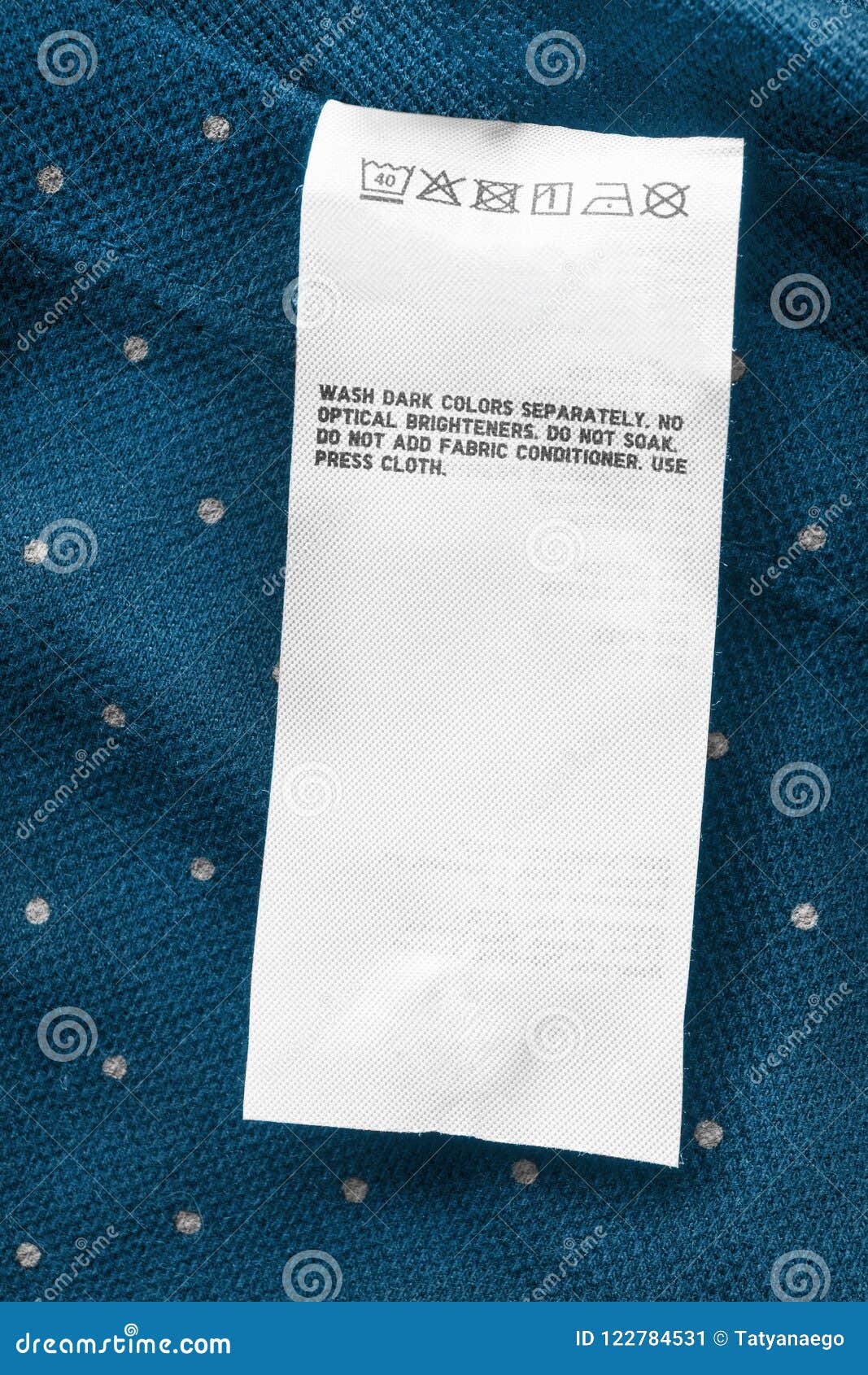 Care clothes label stock image. Image of fabrics, shopping - 122784531