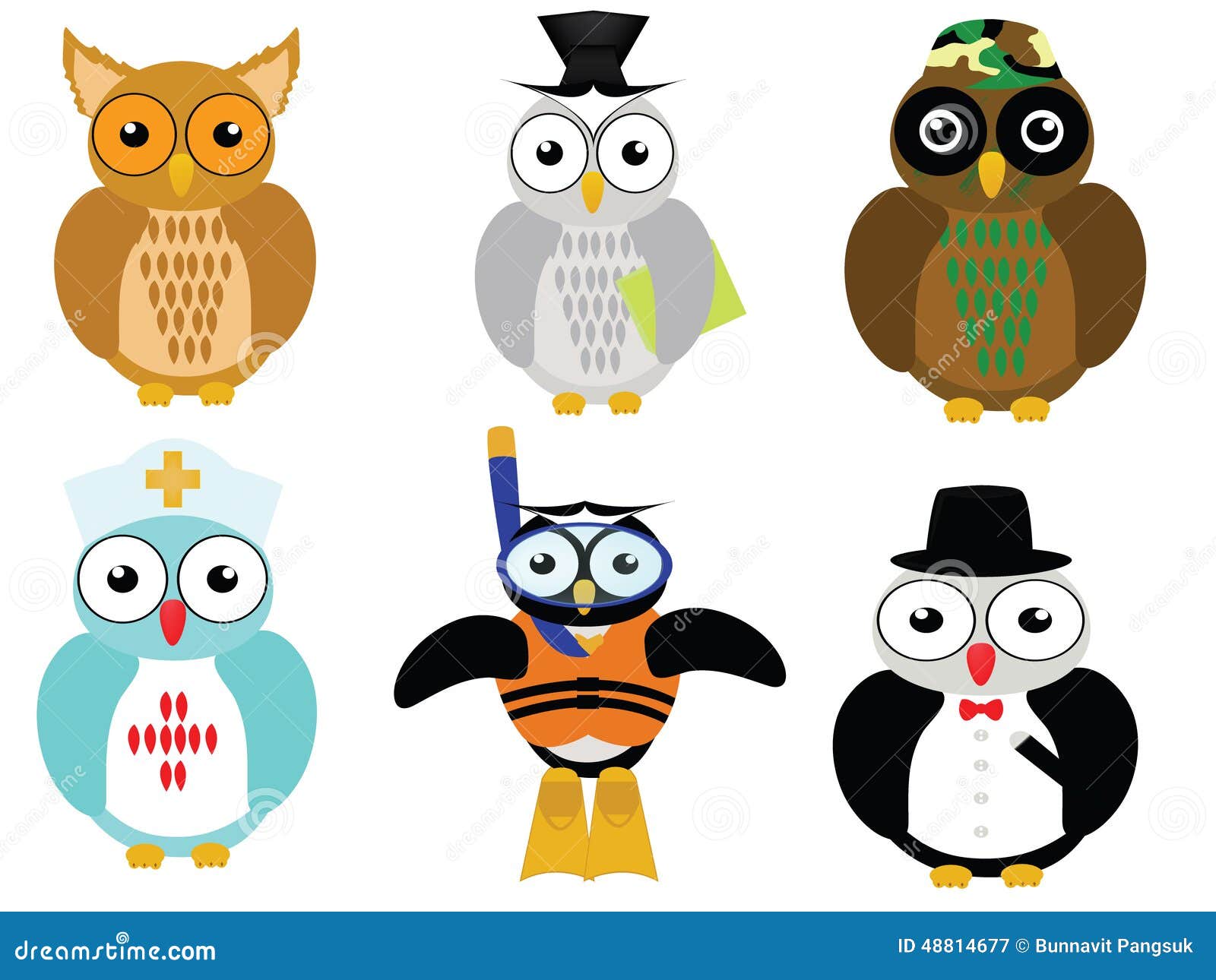 Career owl stock illustration. Illustration of magic 48814677