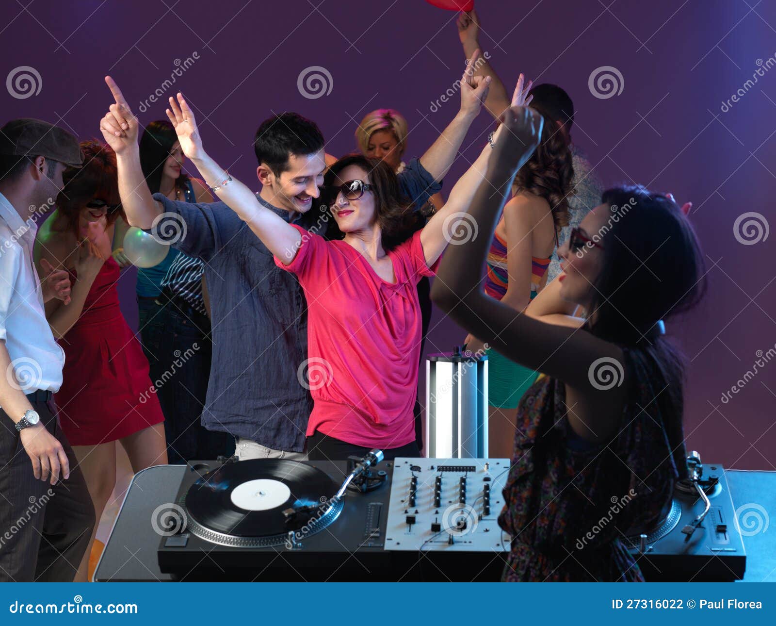 Careless People Enjoying Themselves at Party Stock Photo - Image of ...