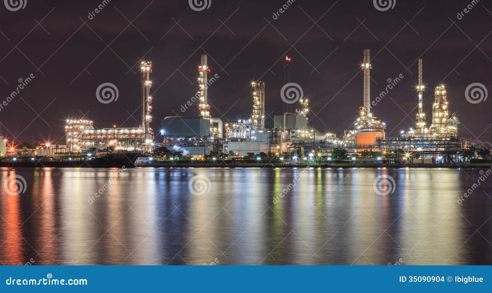 Cargo Boat with Pipeline Factory Stock Photo Image of pipeline, built
