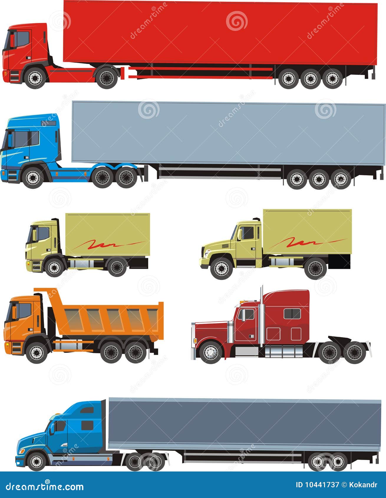 Cargo Cars Royalty Free Stock Photography Image 10441737