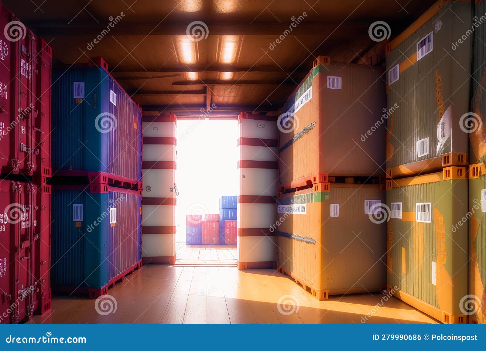 A Cargo Container. the Power of Containers. Exploring the World of