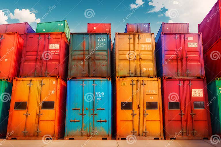 A Cargo Container. the Power of Containers. Exploring the World of