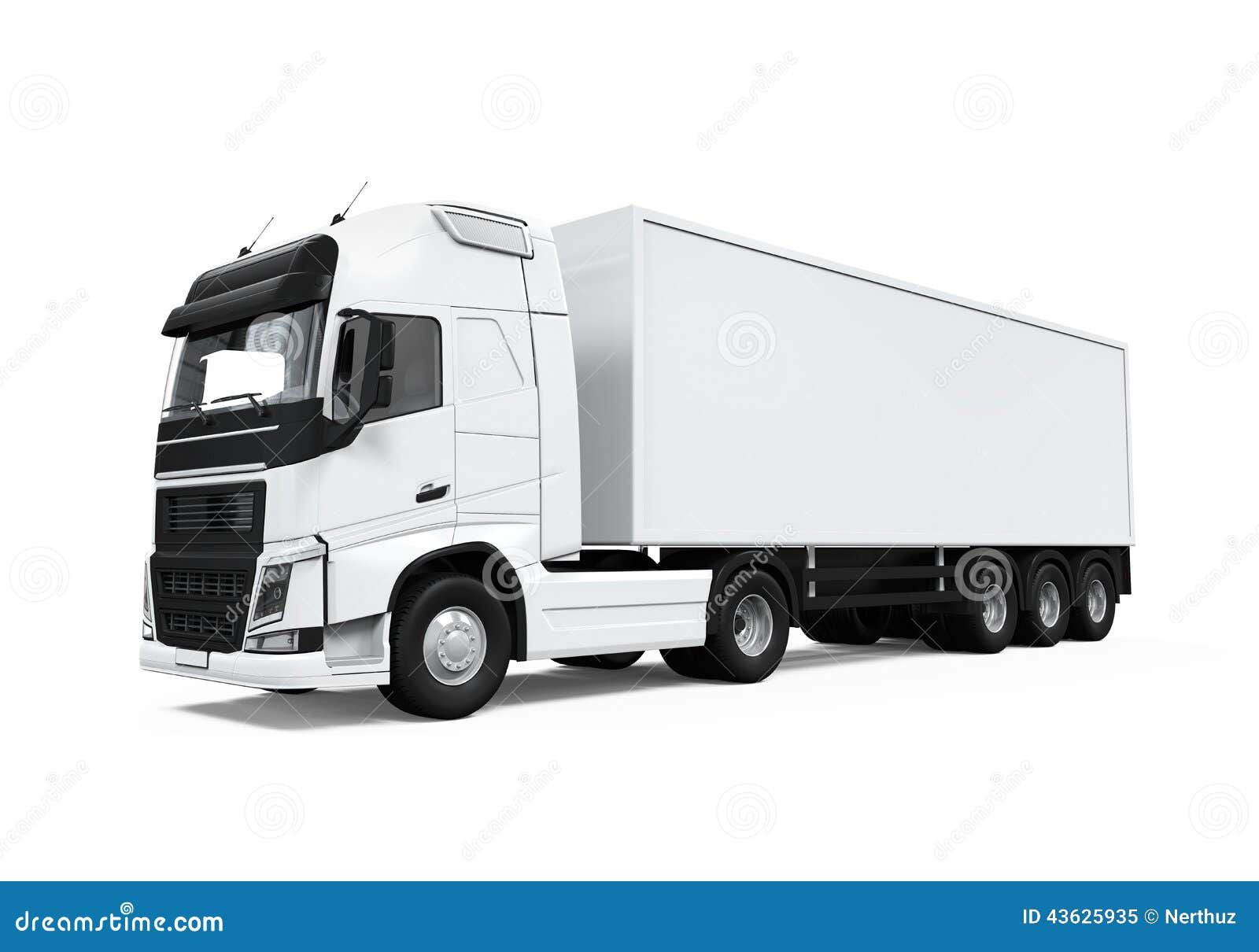 Cargo Delivery Truck Stock Illustration  Image: 43625935