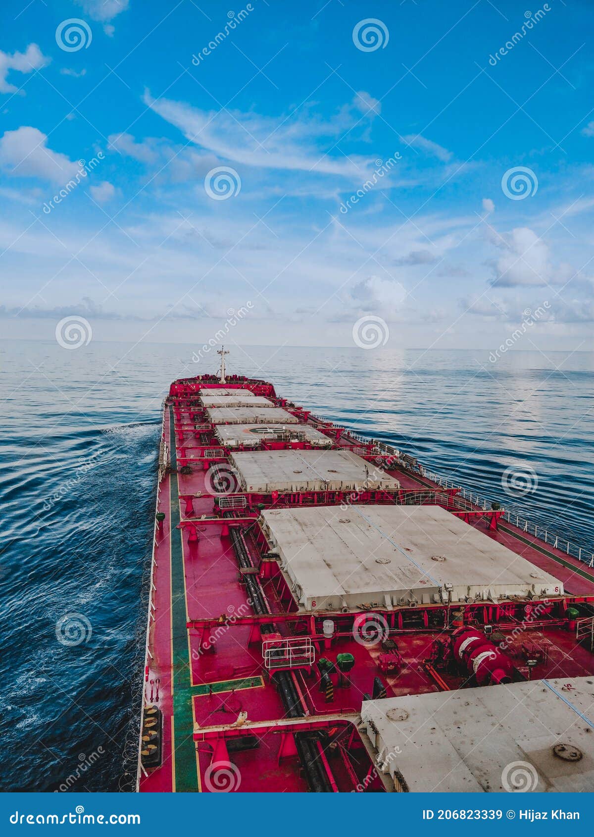 Cargo Holds of Bulk Carrier Ship Stock Image Image of beach, ocean 206823339