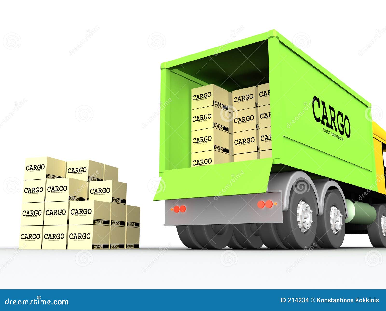 Cargo Truck 1 Stock Illustration Illustration Of Unload Cargo Truck 1 Stock Illustration Illustration Of Unload