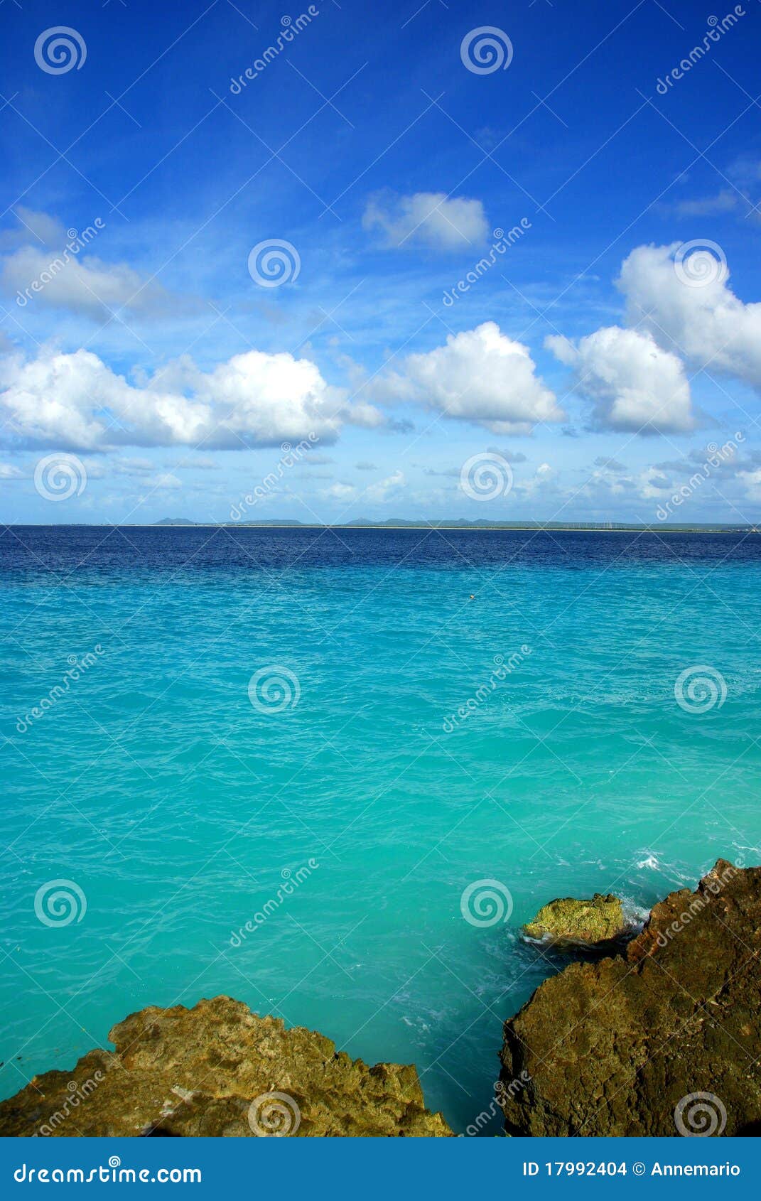 Bonaire Caribbean stock photo. Image of clouds, landscape 17992404
