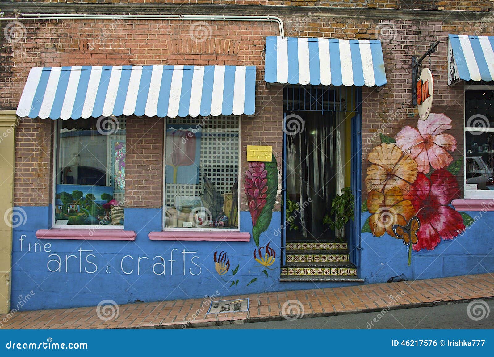 Caribbean Arts and Crafts Shop Editorial Photo Image of caribbean