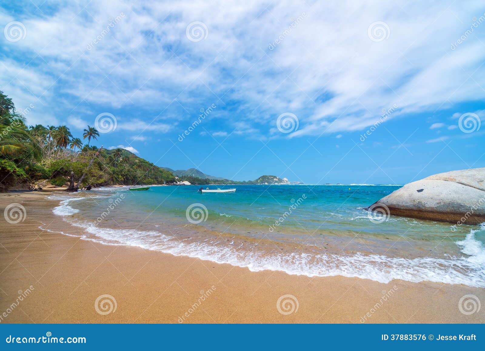 caribbean beach in colombia