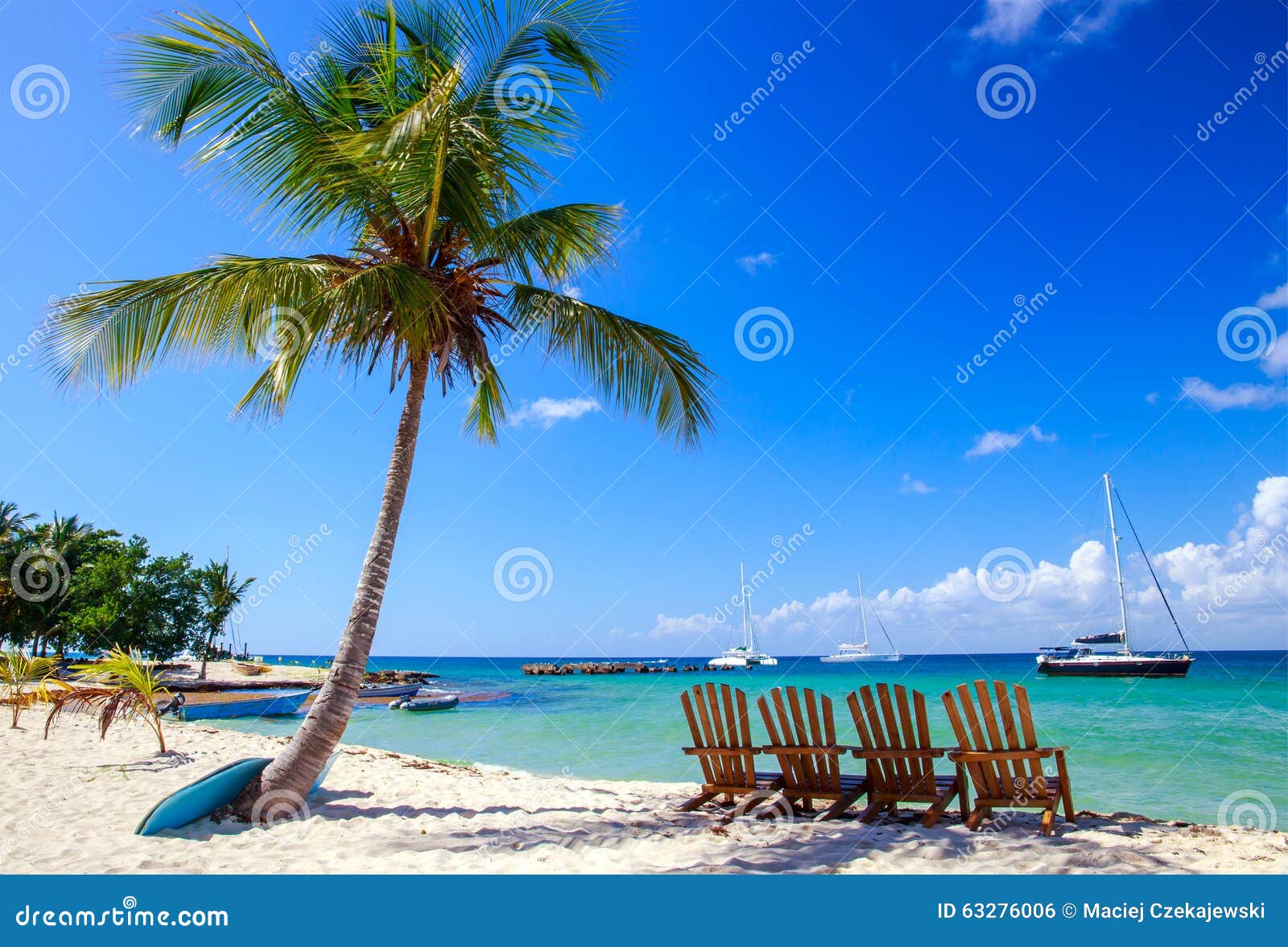 caribbean beach in dominican republic