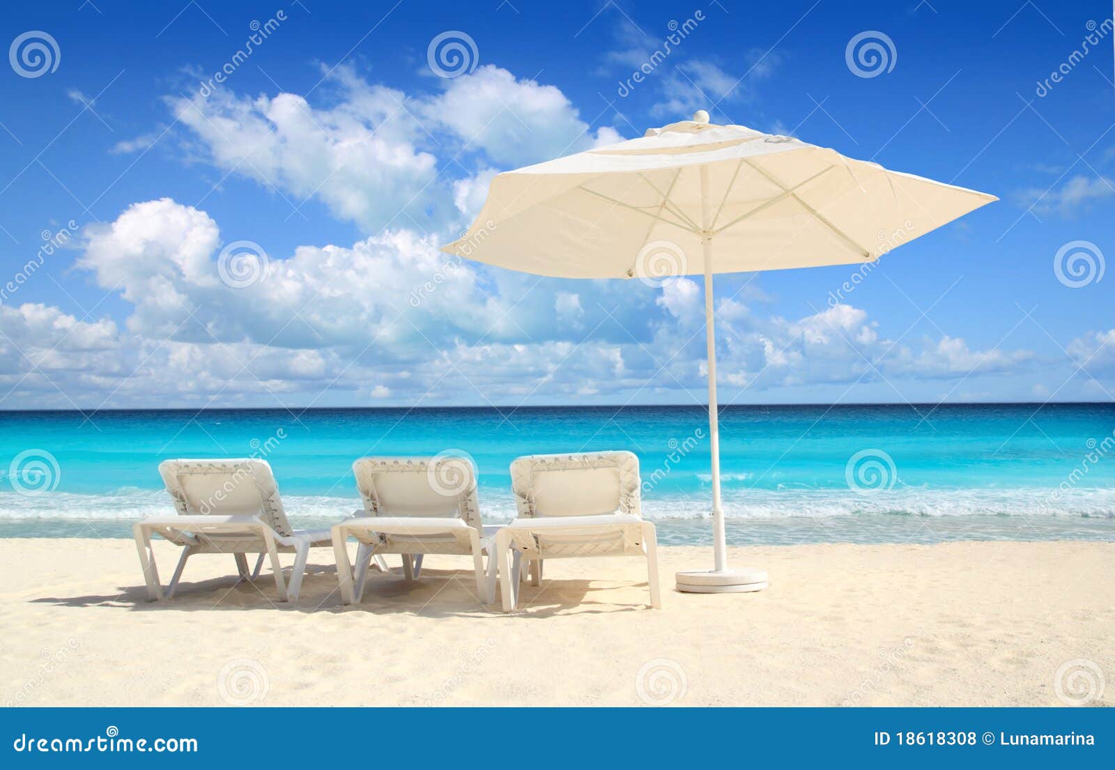 caribbean beach parasol white umbrella hammocks