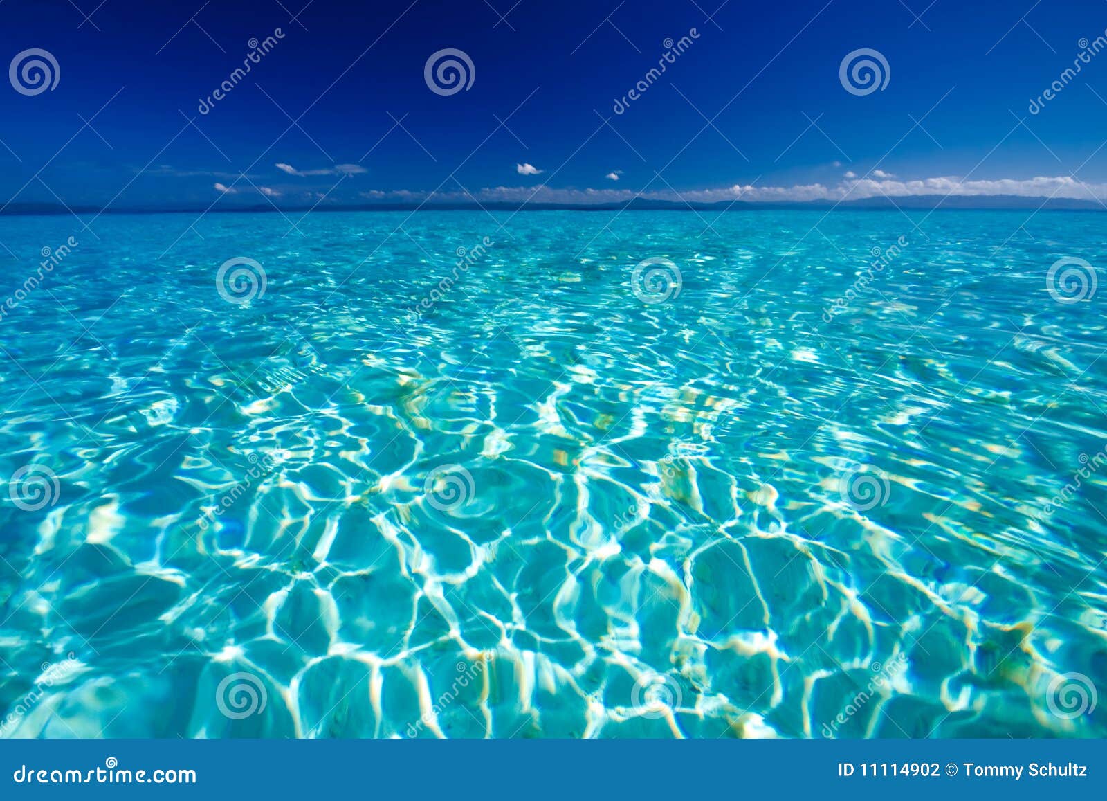 caribbean blue ocean view