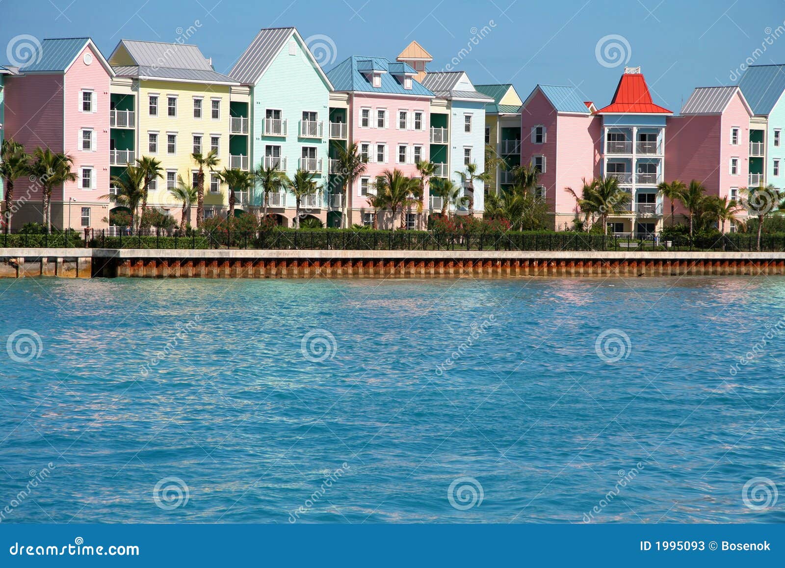 Caribbean condominiums stock image. Image of time, share 1995093