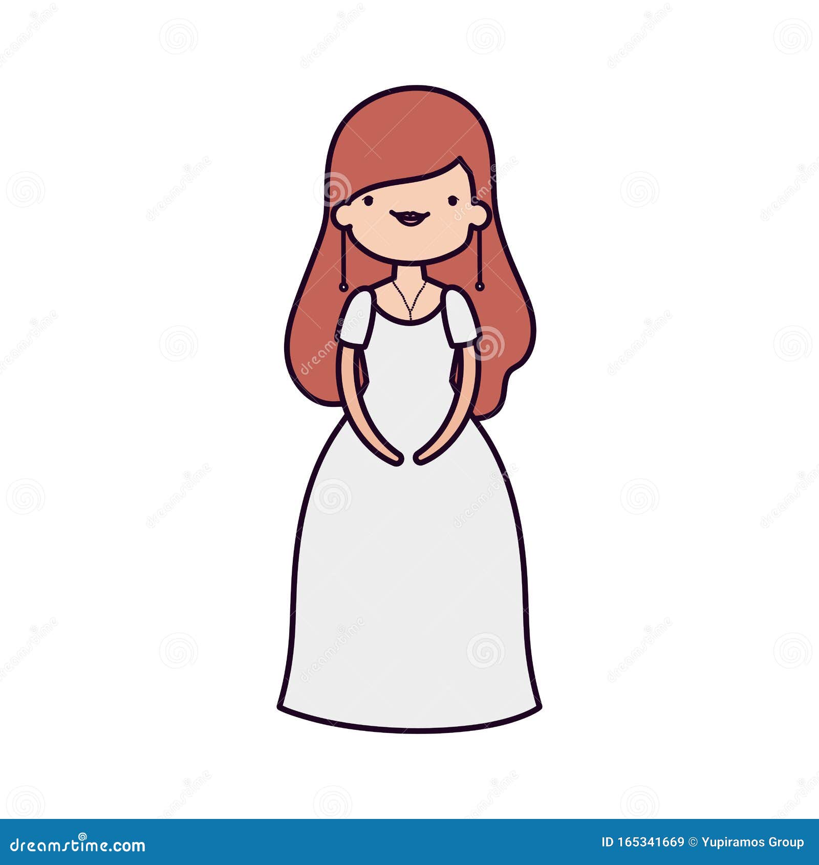 Caricatura De Dibujo Animado De Mujer Casada Ilustración del Vector -  Ilustración de vector, blanco: 165341669