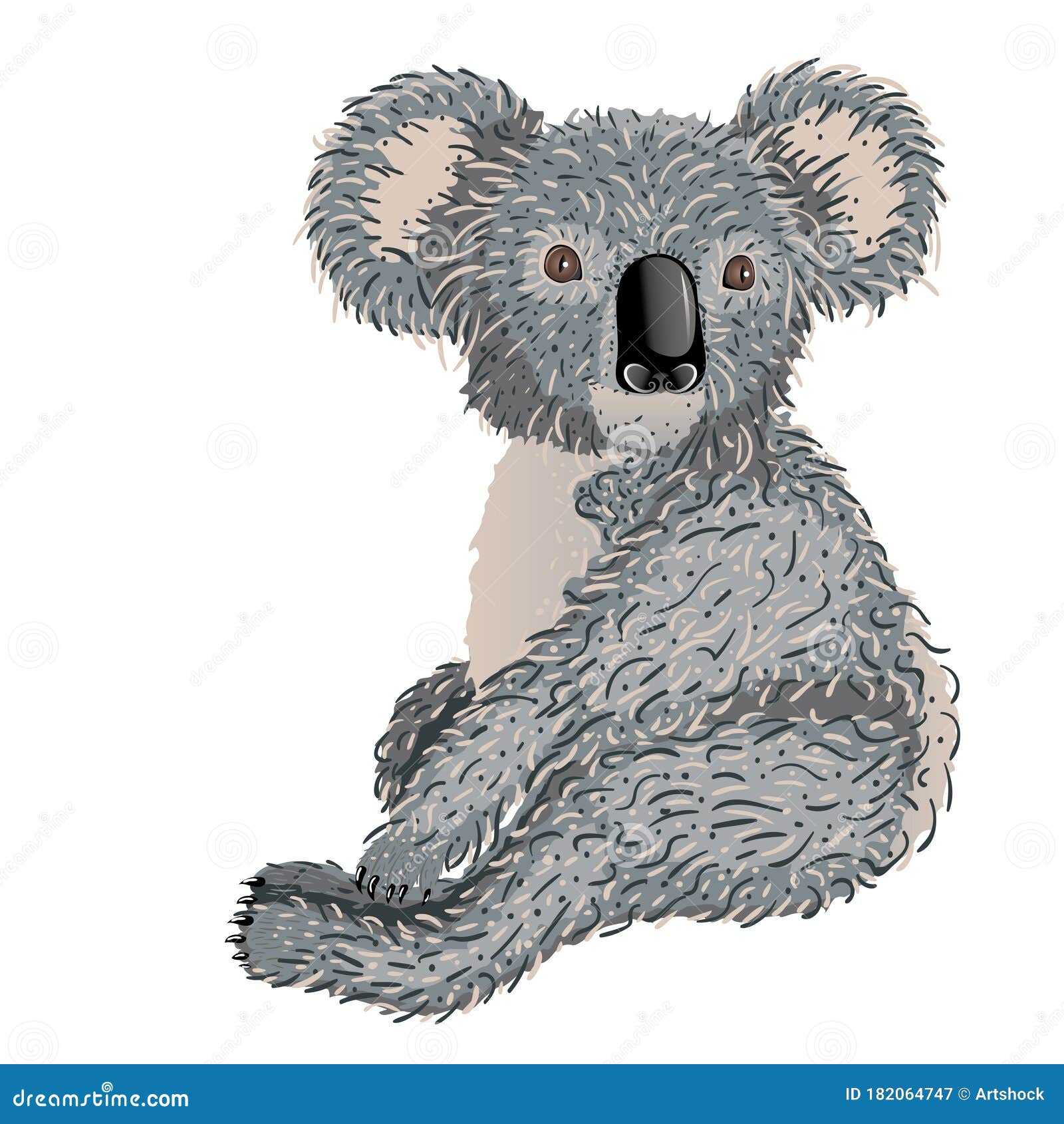 Caricatura de koala ilustración del vector. Ilustración de icono - 182064747 Caricatura de koala ilustración del vector. Ilustración de icono - 182064747