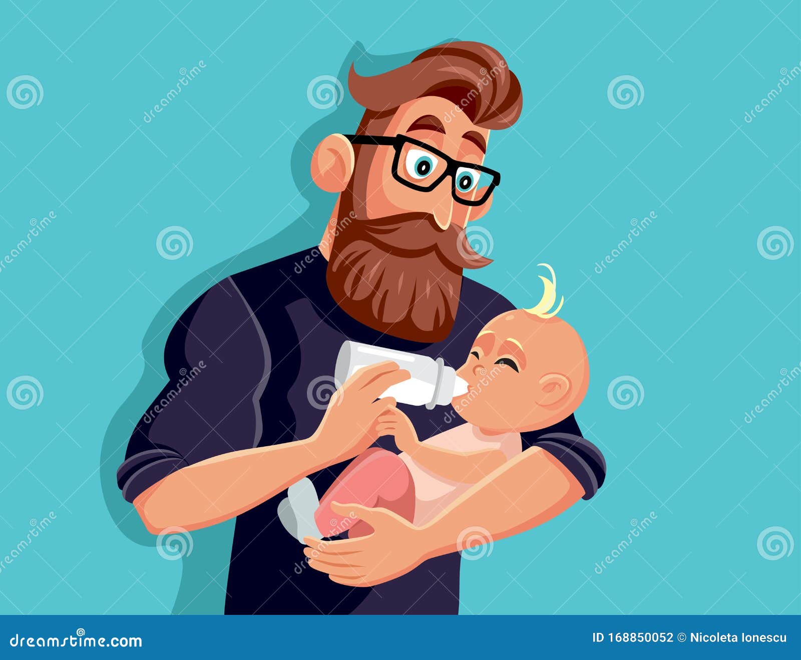 Caricatura Del Vector De Bebe Que Alimenta A Un Padre Amante Ilustracion Del Vector Ilustracion De Hombre Afecto Caricatura Del Vector De Bebe Que Alimenta A Un Padre Amante Ilustracion Del Vector Ilustracion De Hombre Afecto