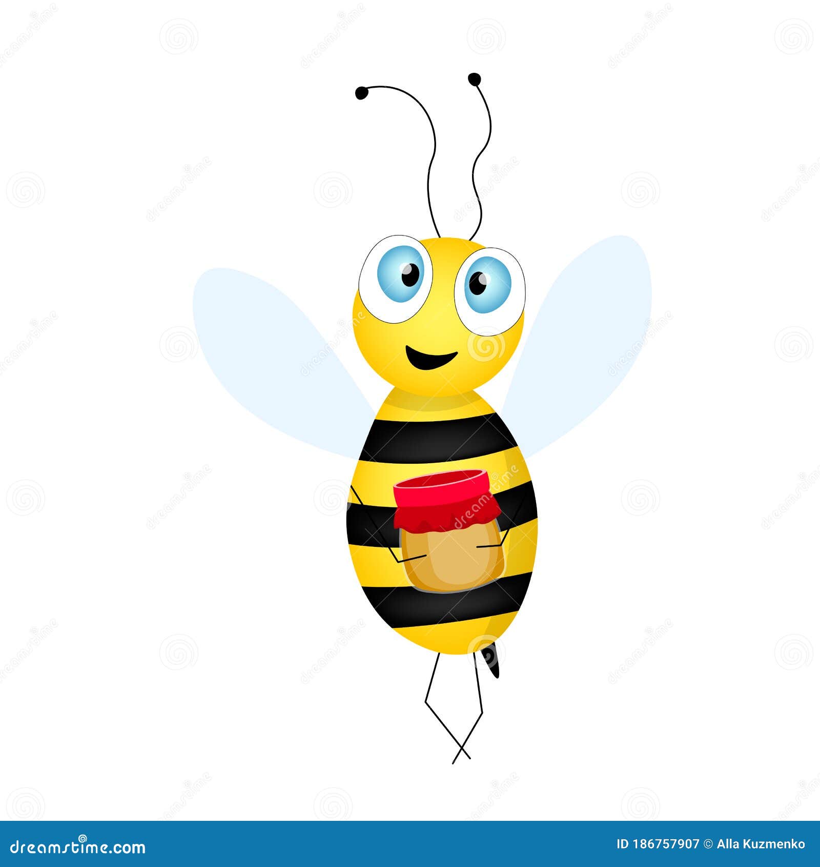 Ambiente diseño de abejas Servilletas de papel 20 unidades, 16,5 x 16,5 cm 