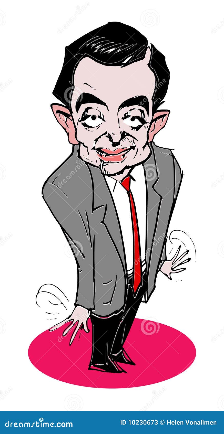 Caricature Series Mr Bean Illustration Megapixl