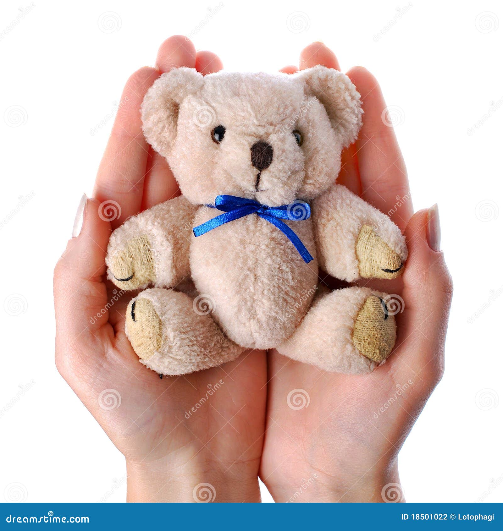 Caring Hands Holding A Toy Stock Photography Image 18501022